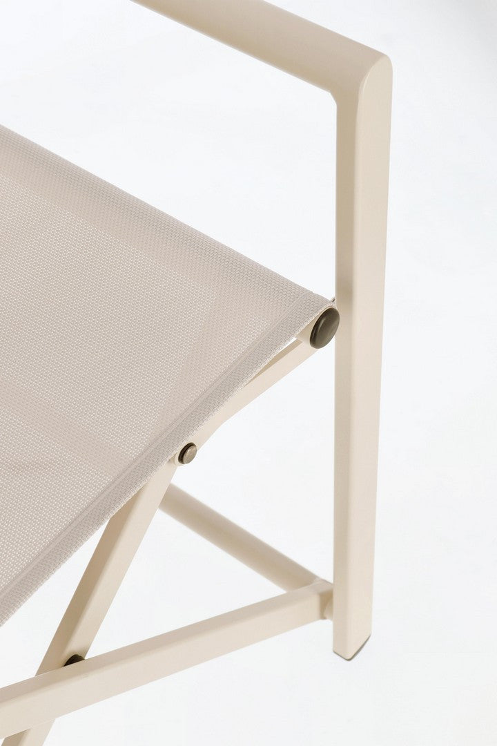 Krzesło zewnętrzne TAYLOR beżowy – Bizzotto