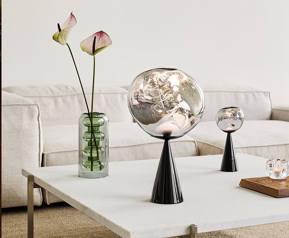 Tafellamp MELT gerookt