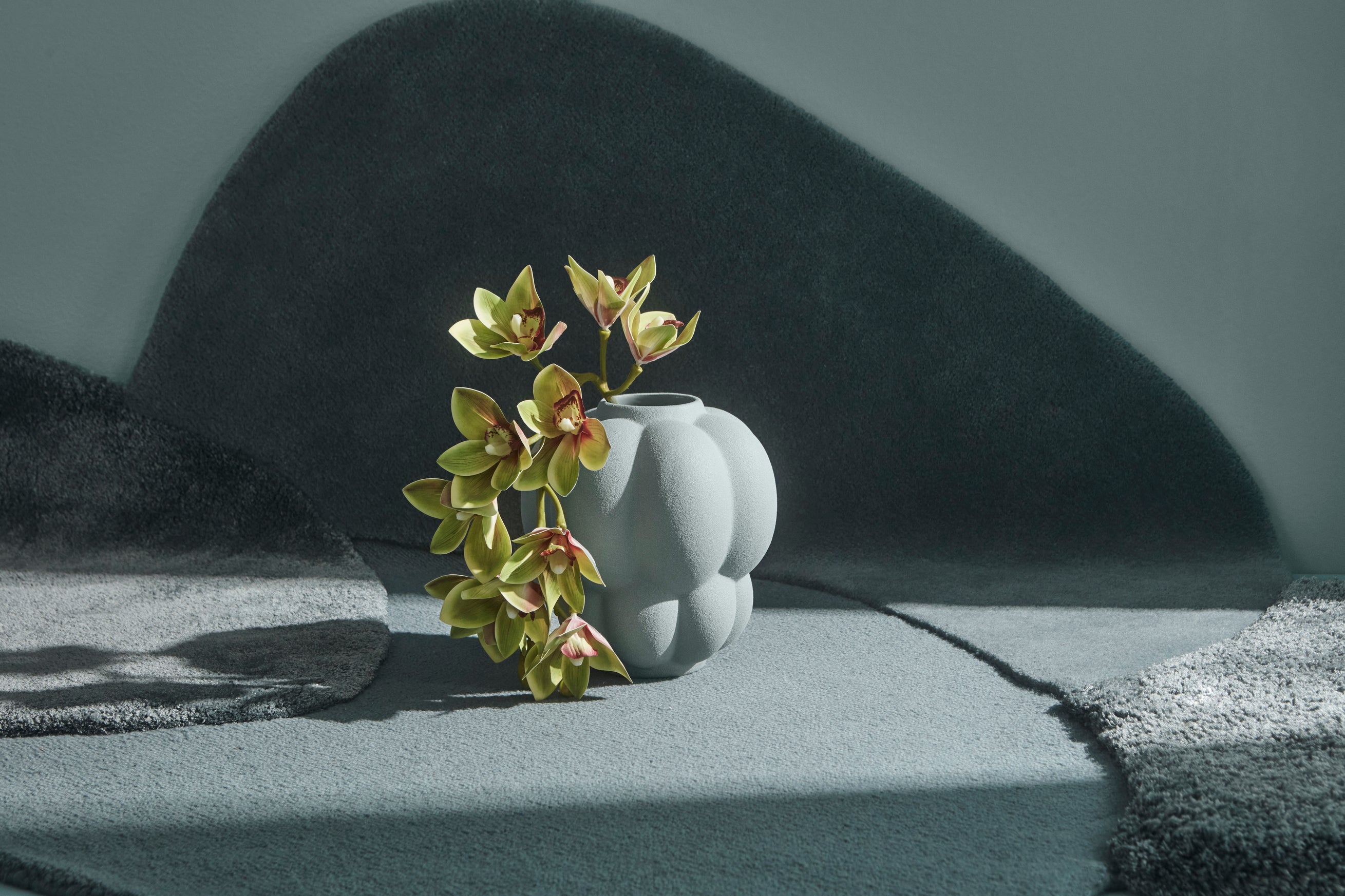 Vloerkleed MOLA blauw