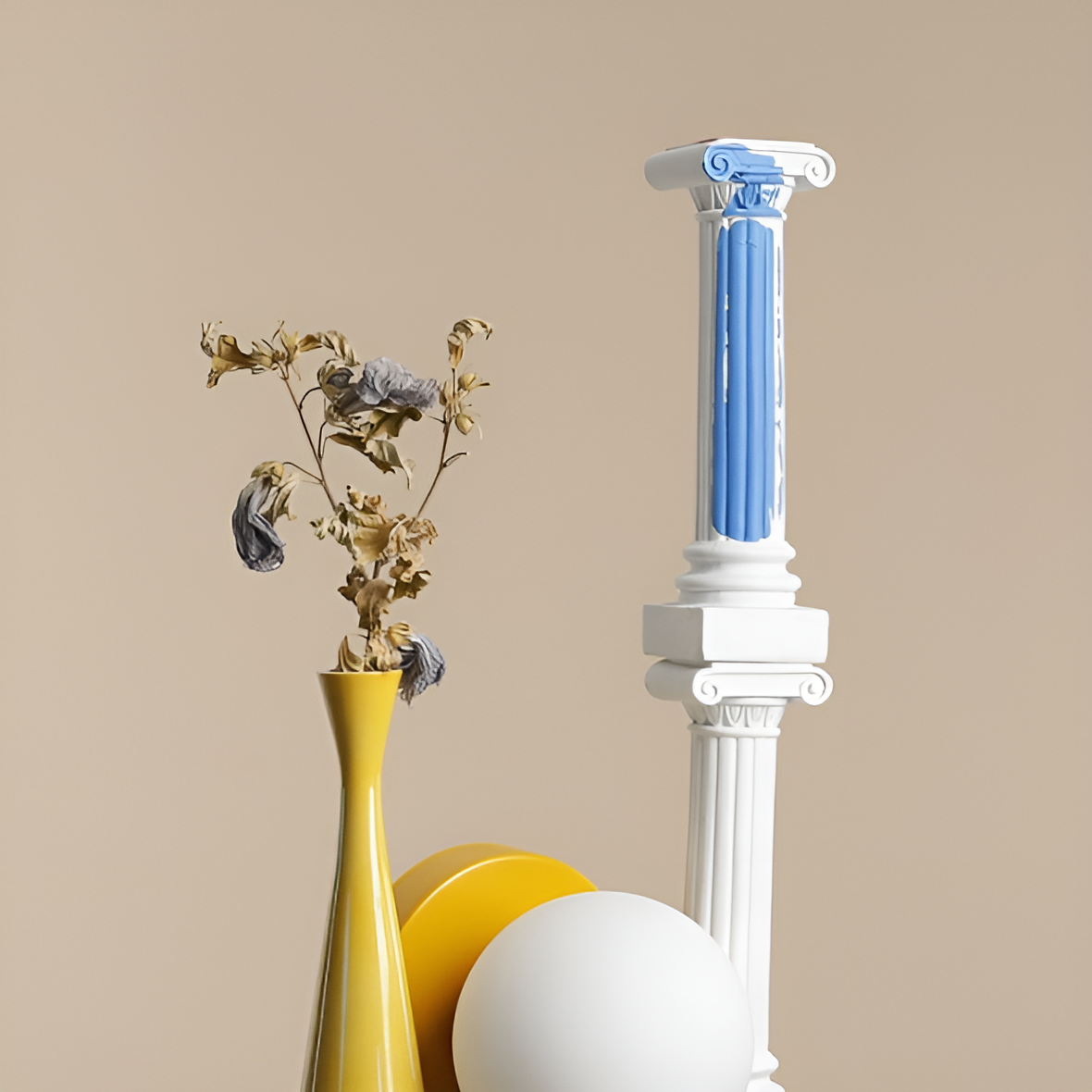 BALL Tischleuchte Senf