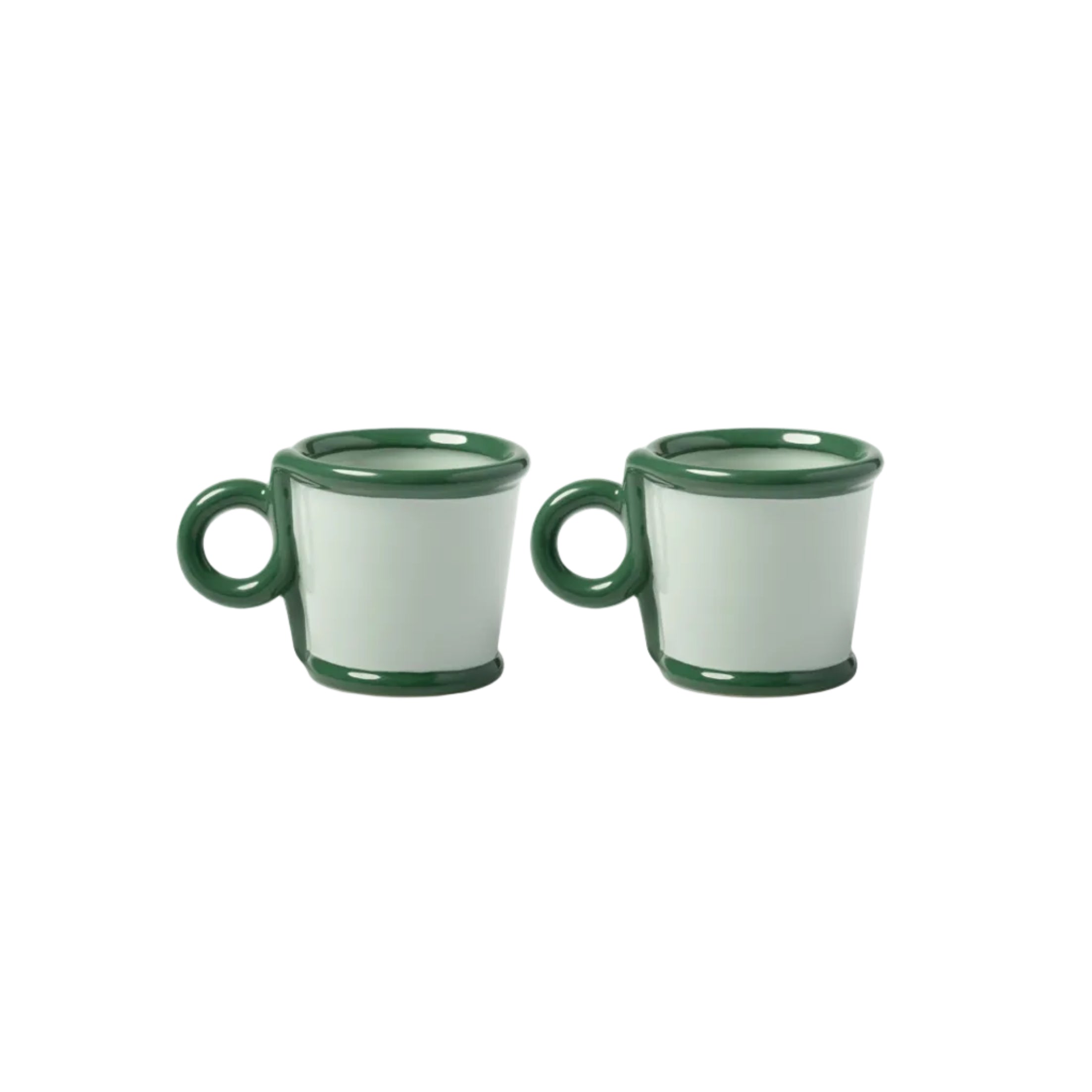 Set of LOOP cups green