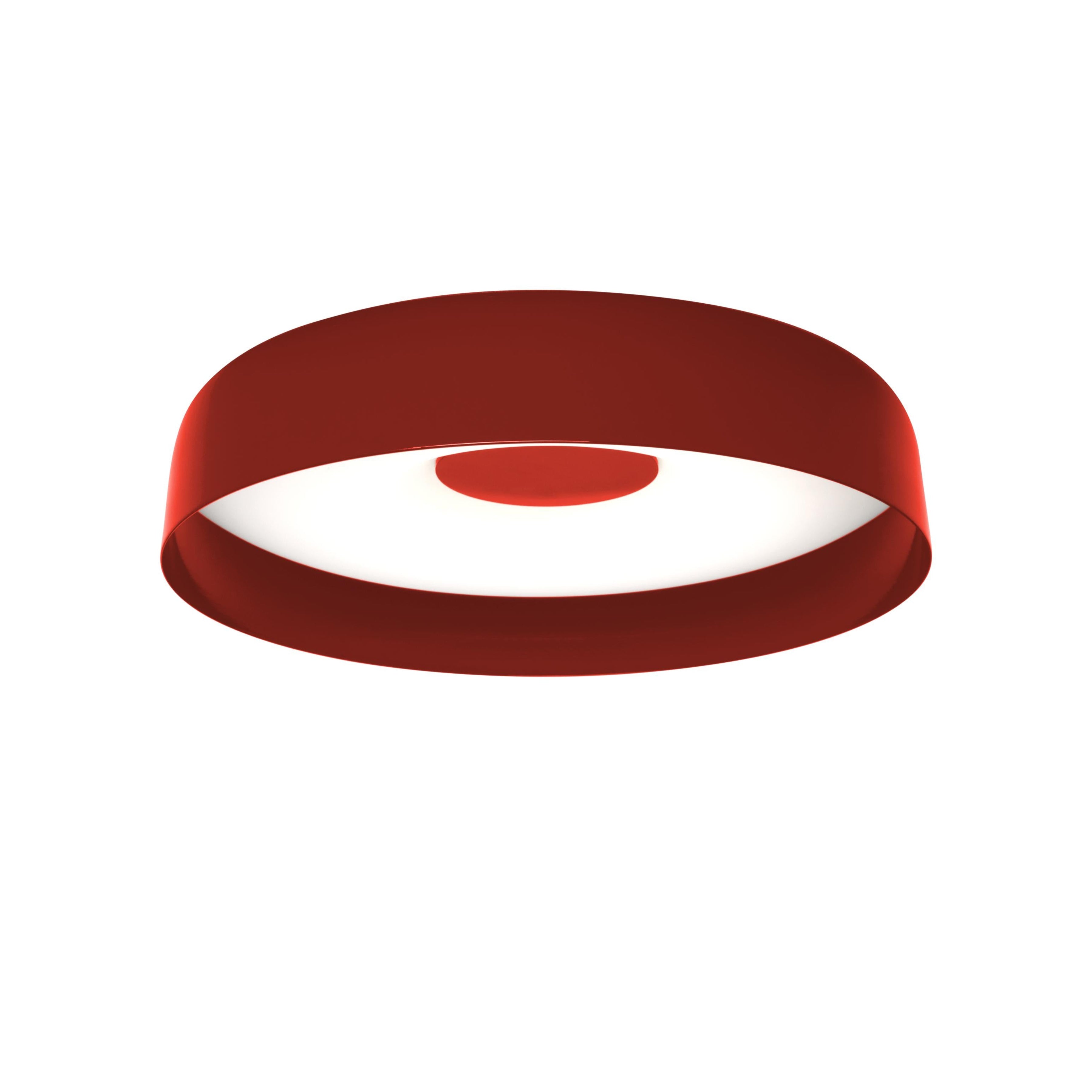 Kinkiet PAPAVERO glanzend rood