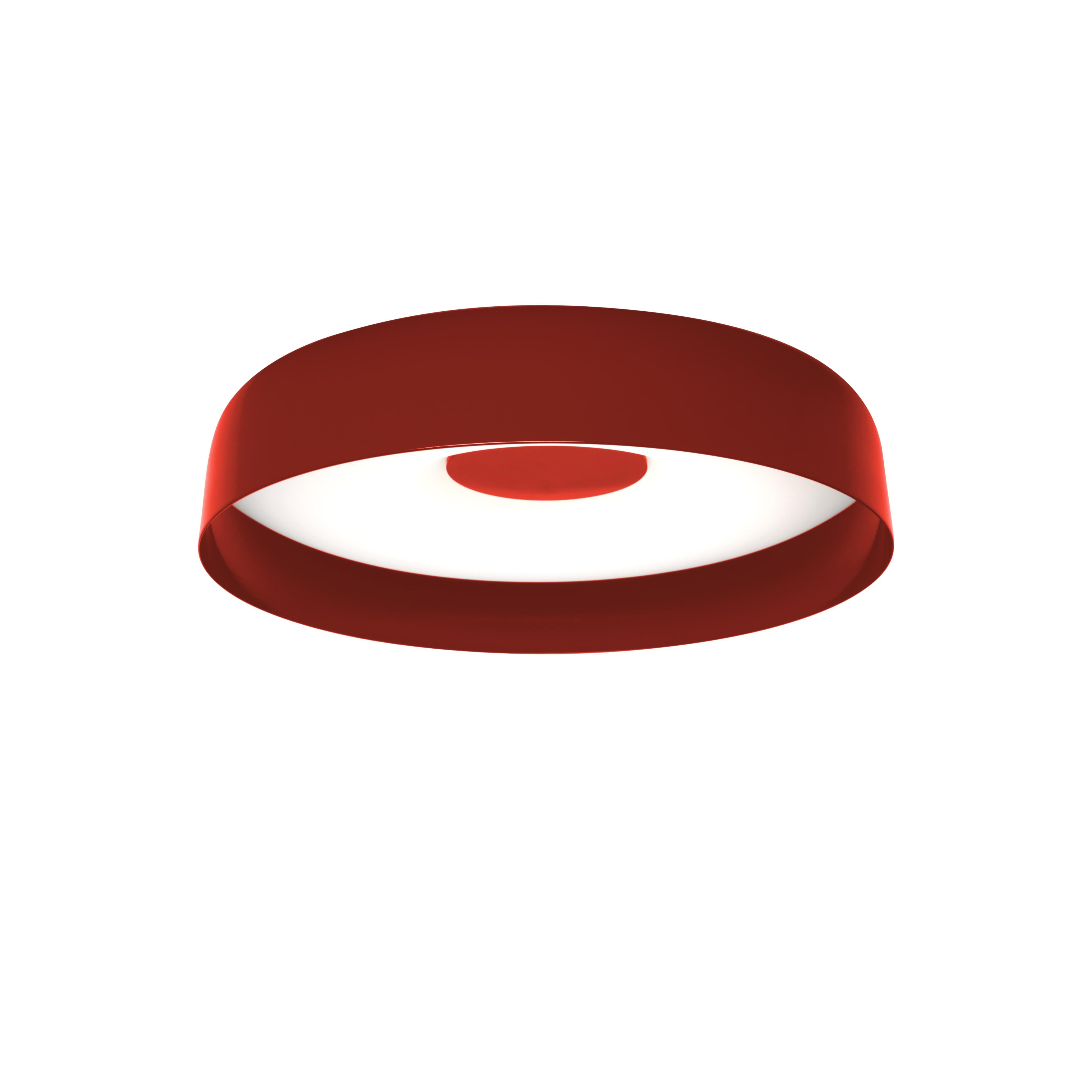 Kinkiet PAPAVERO glanzend rood