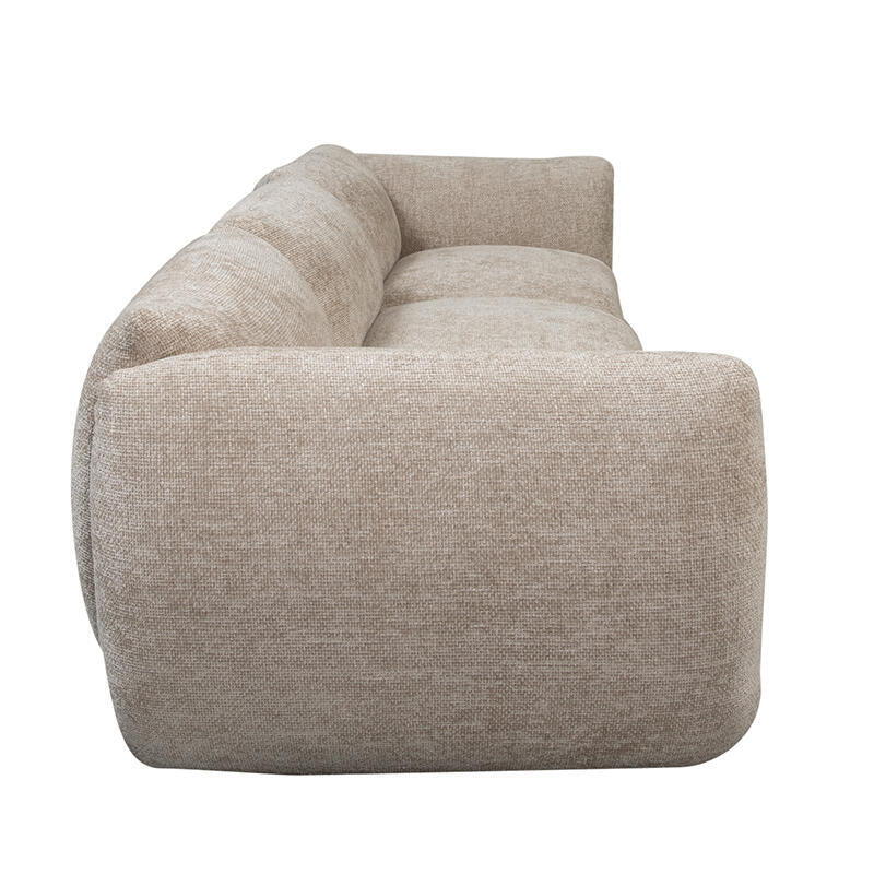Sofa für 4 Personen AMSTERDAM in Beige Latte