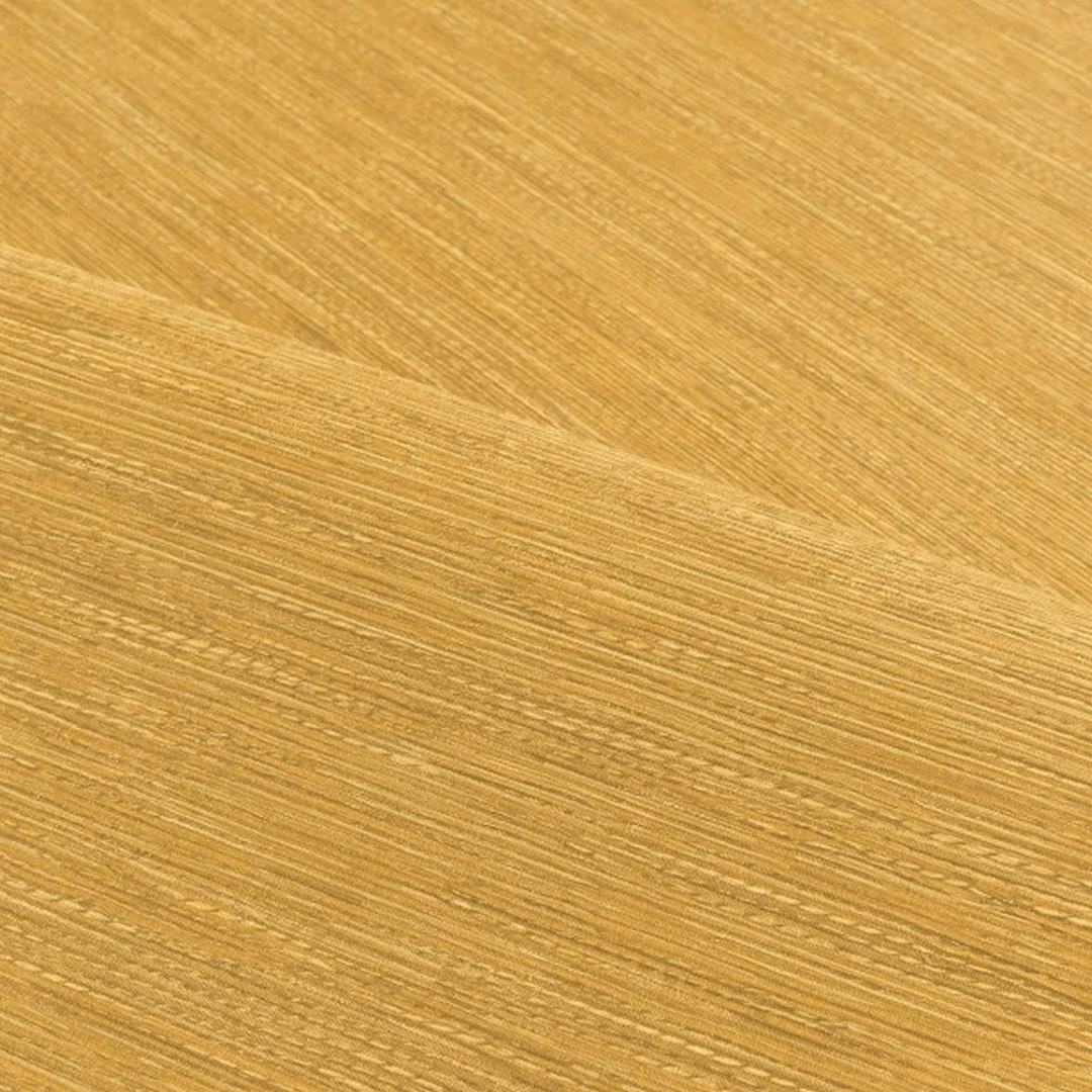 Structuurtapijt dat jacquardstof imiteert TATAMI - CURRY warm geel