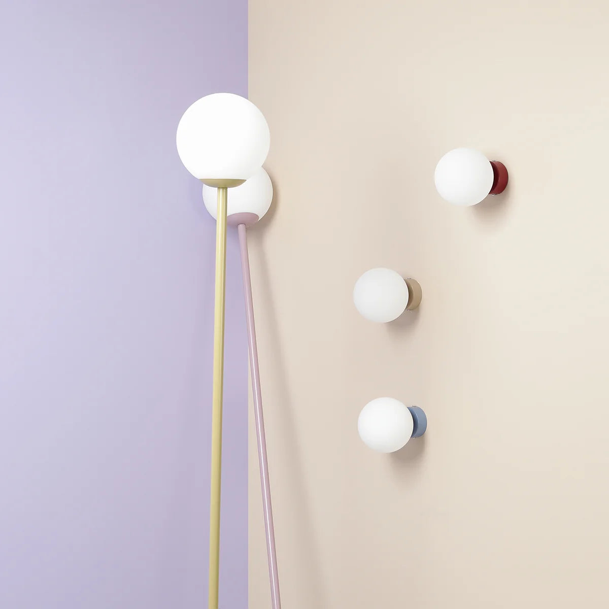 PINNE Stehleuchte Pistazie