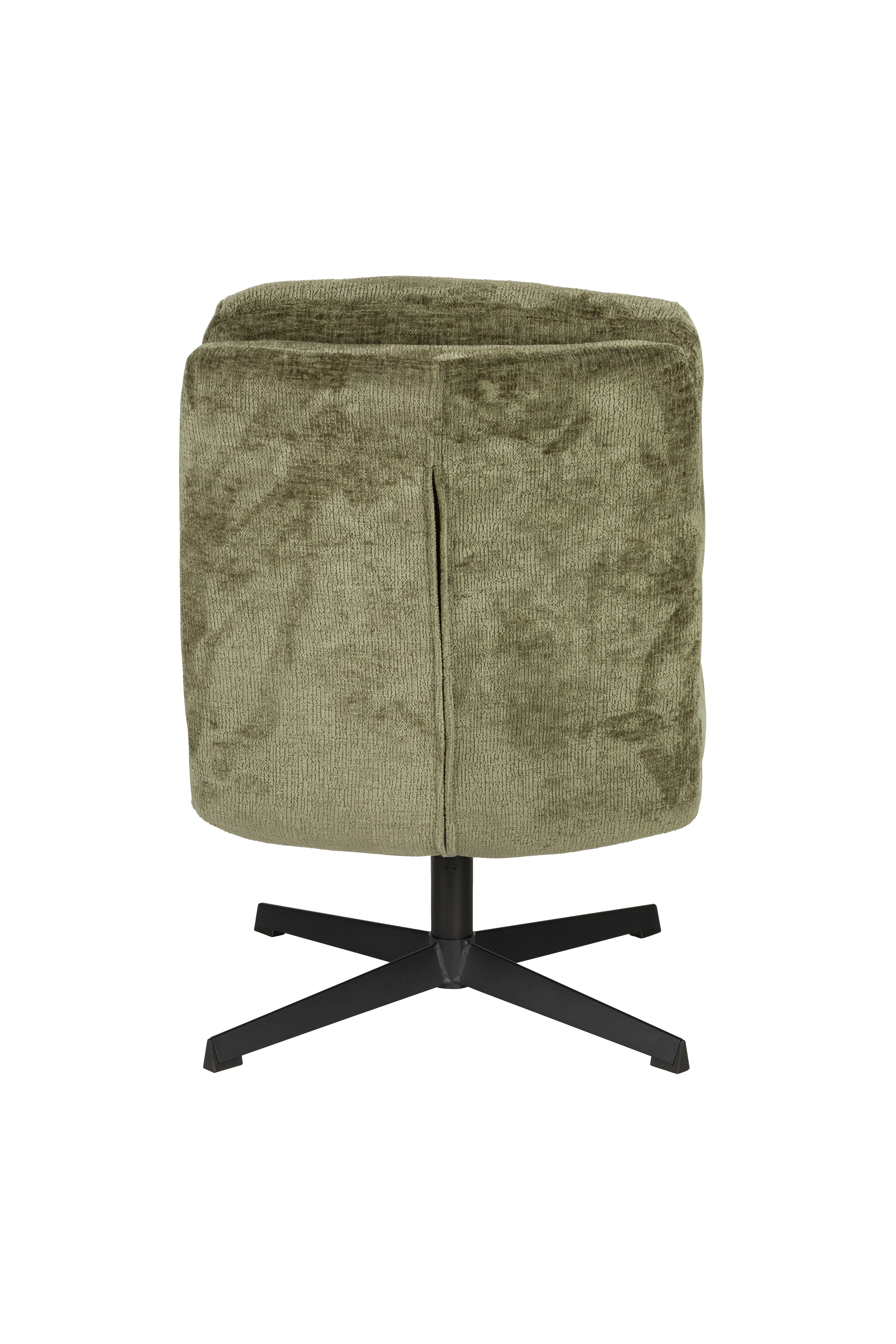 Sessel KAI grün mit schwarzem Gestell