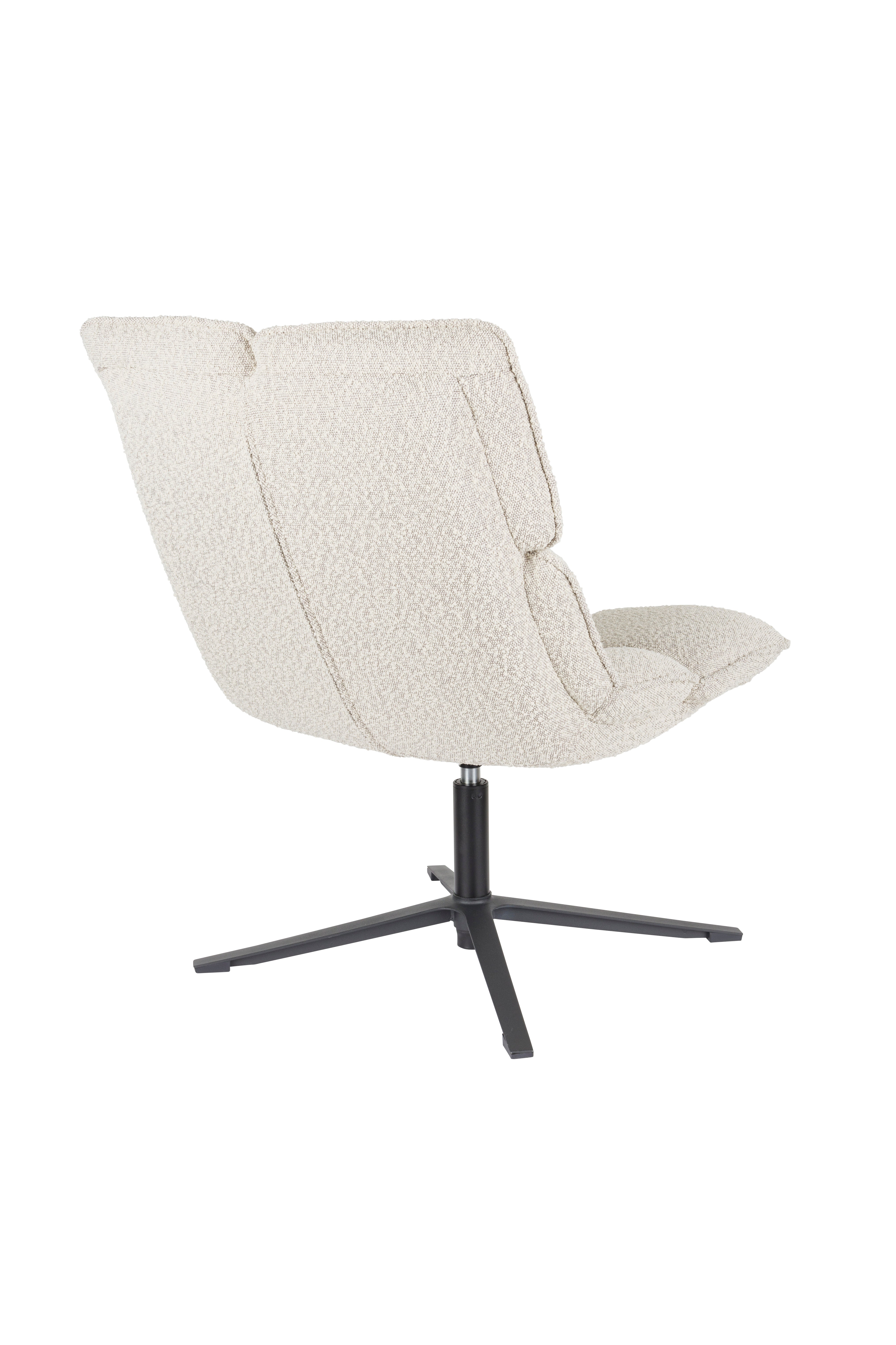 Beige BROS fauteuil met zwarte basis