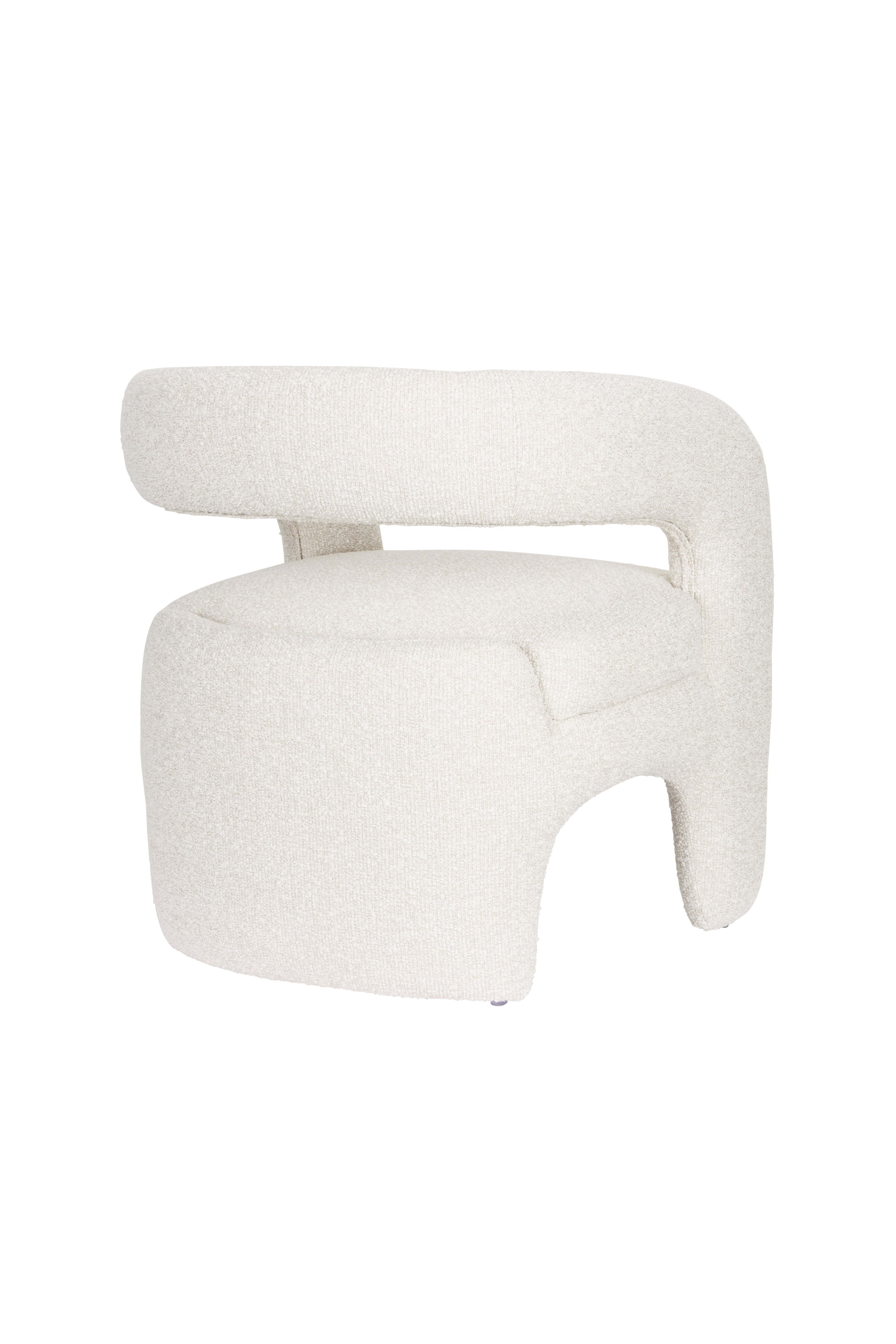 NOVA white armchair