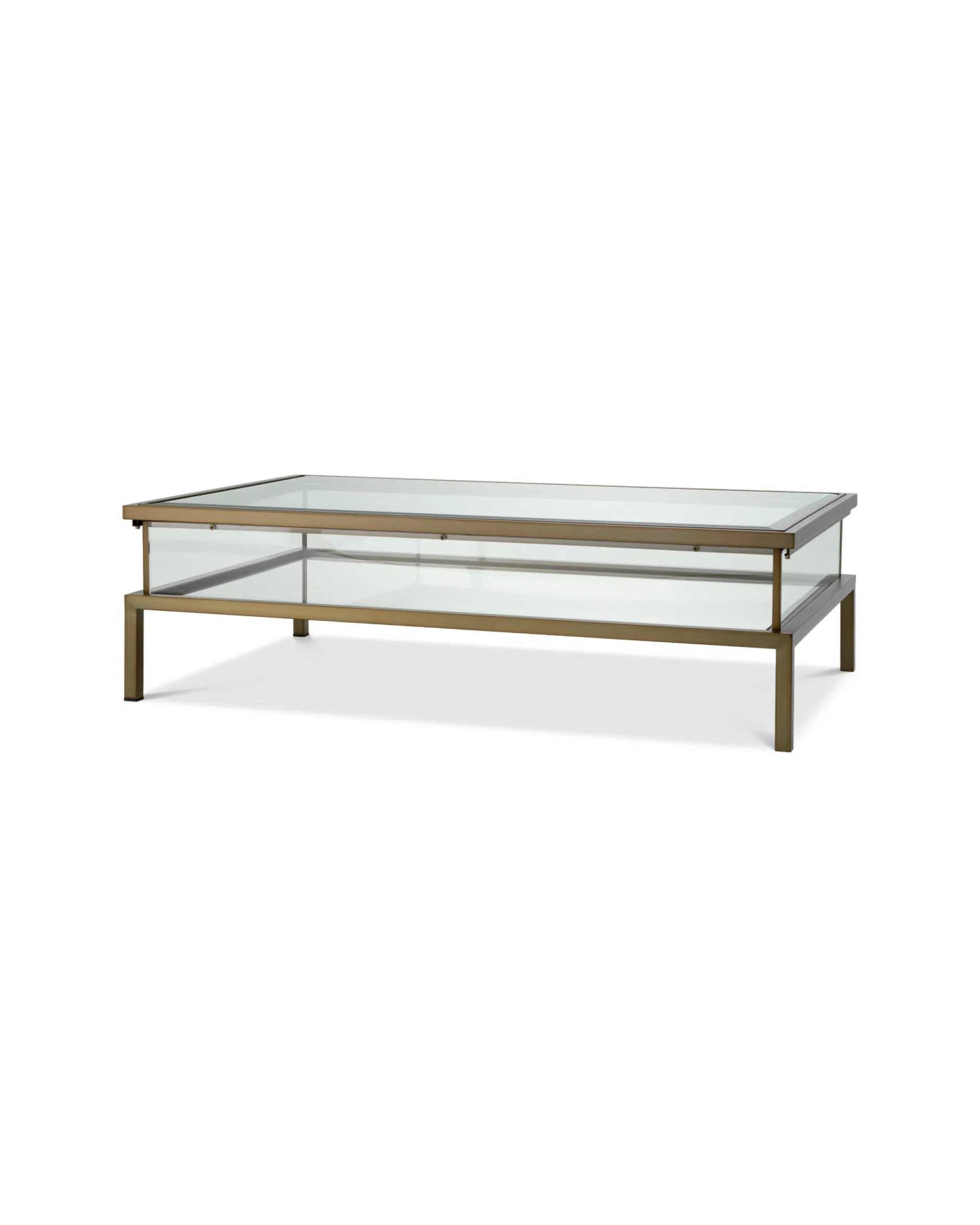 HARVEY coffee table brushed brass