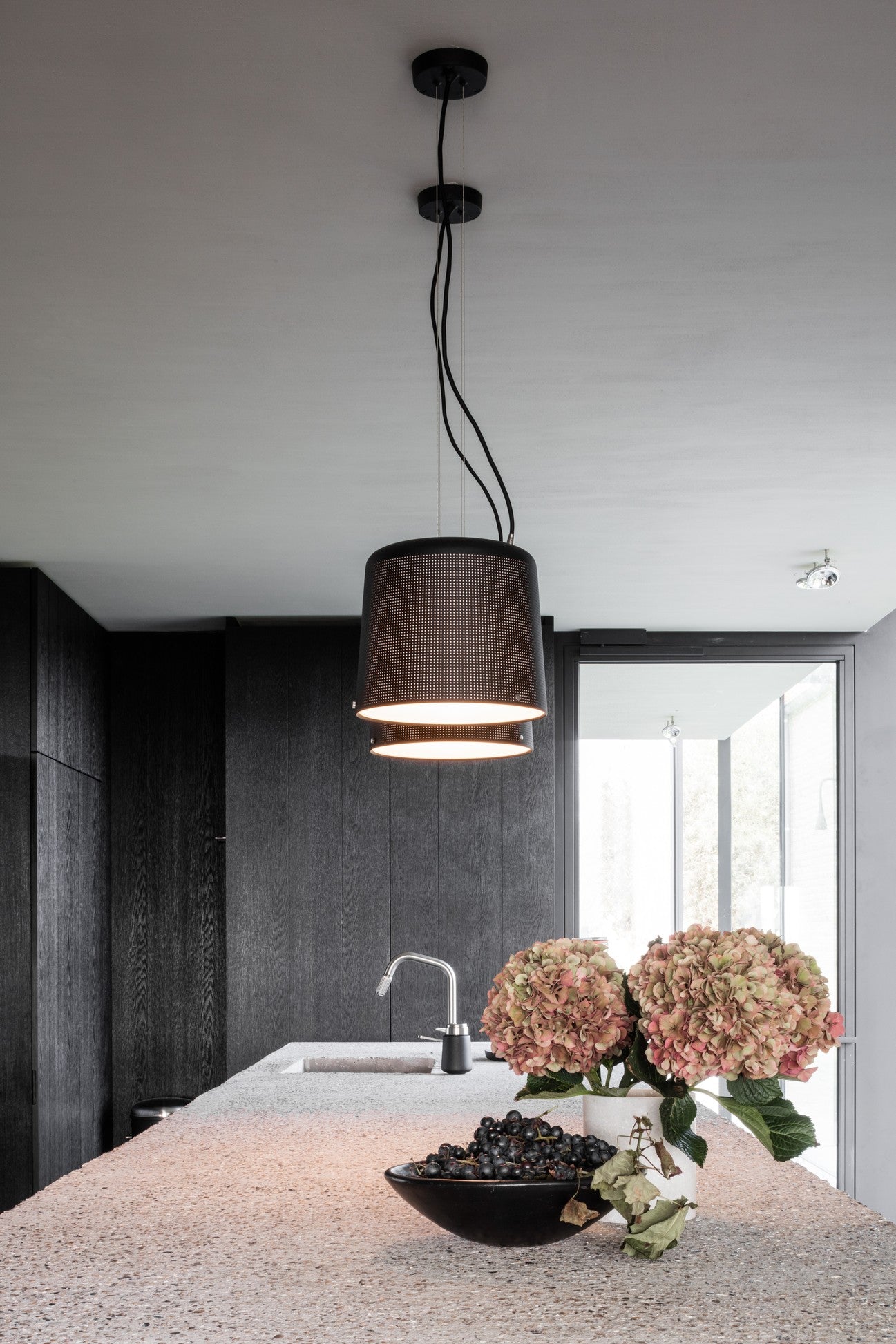 Hanglamp 526 zwart metaal