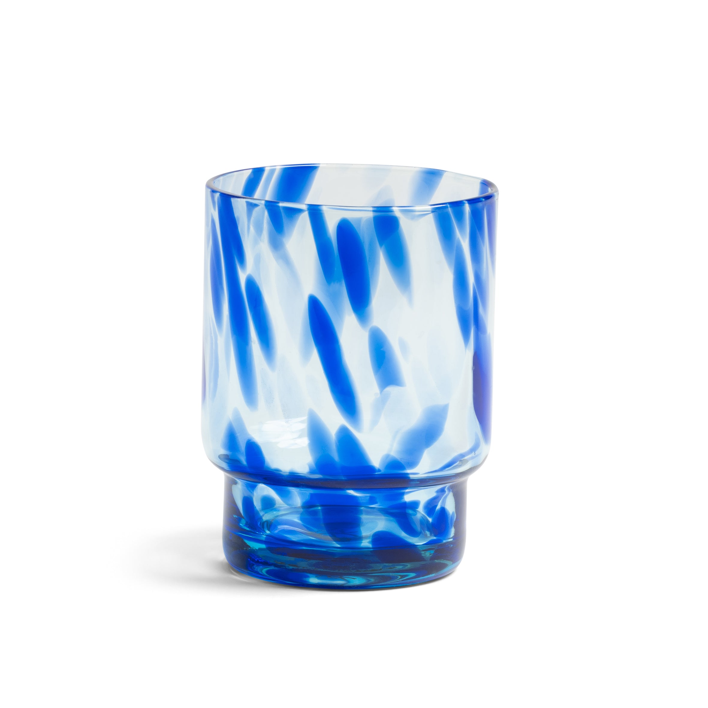 TORTOISE glass set blue glass