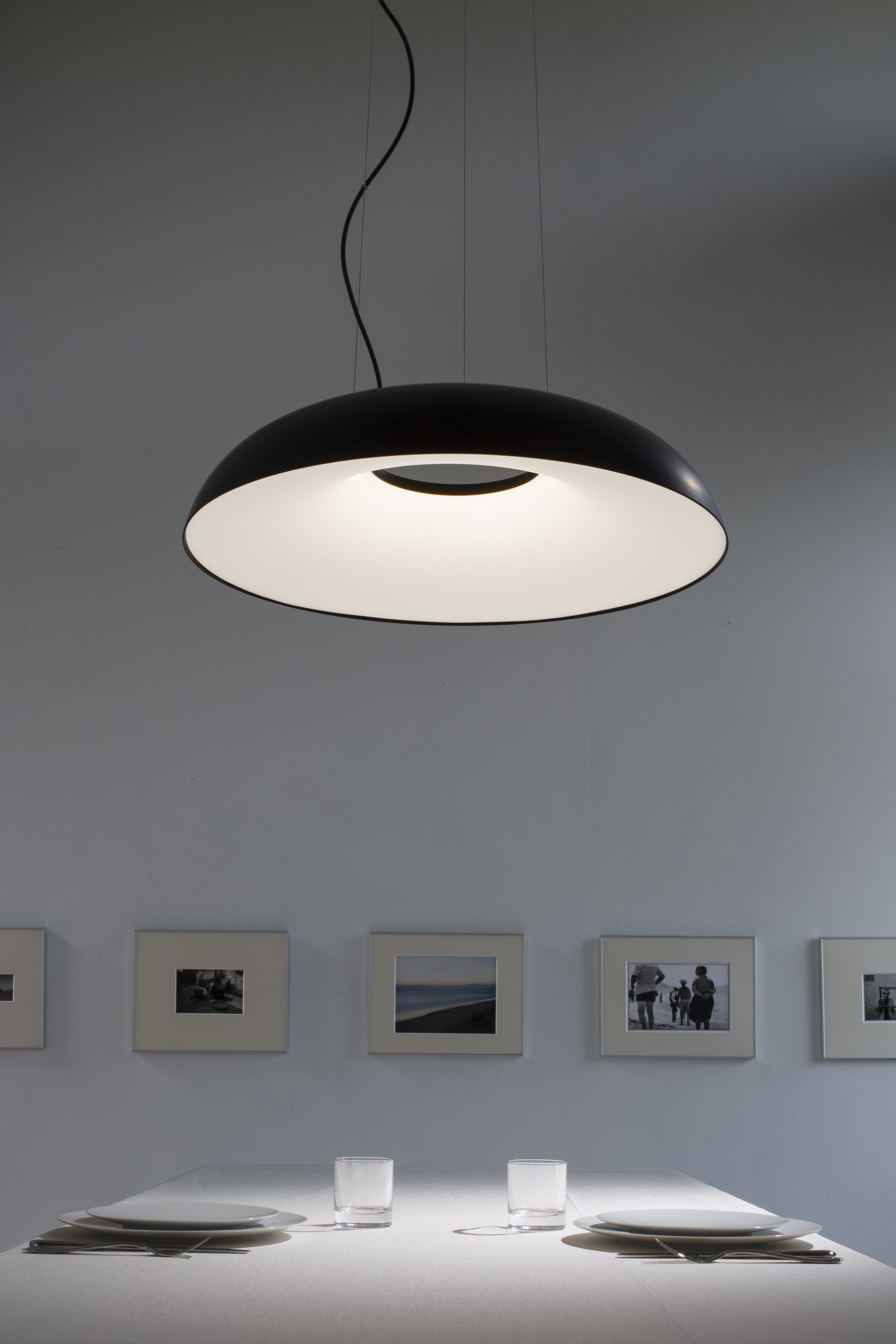 Hanglamp MAGGIOLONE mat bruin