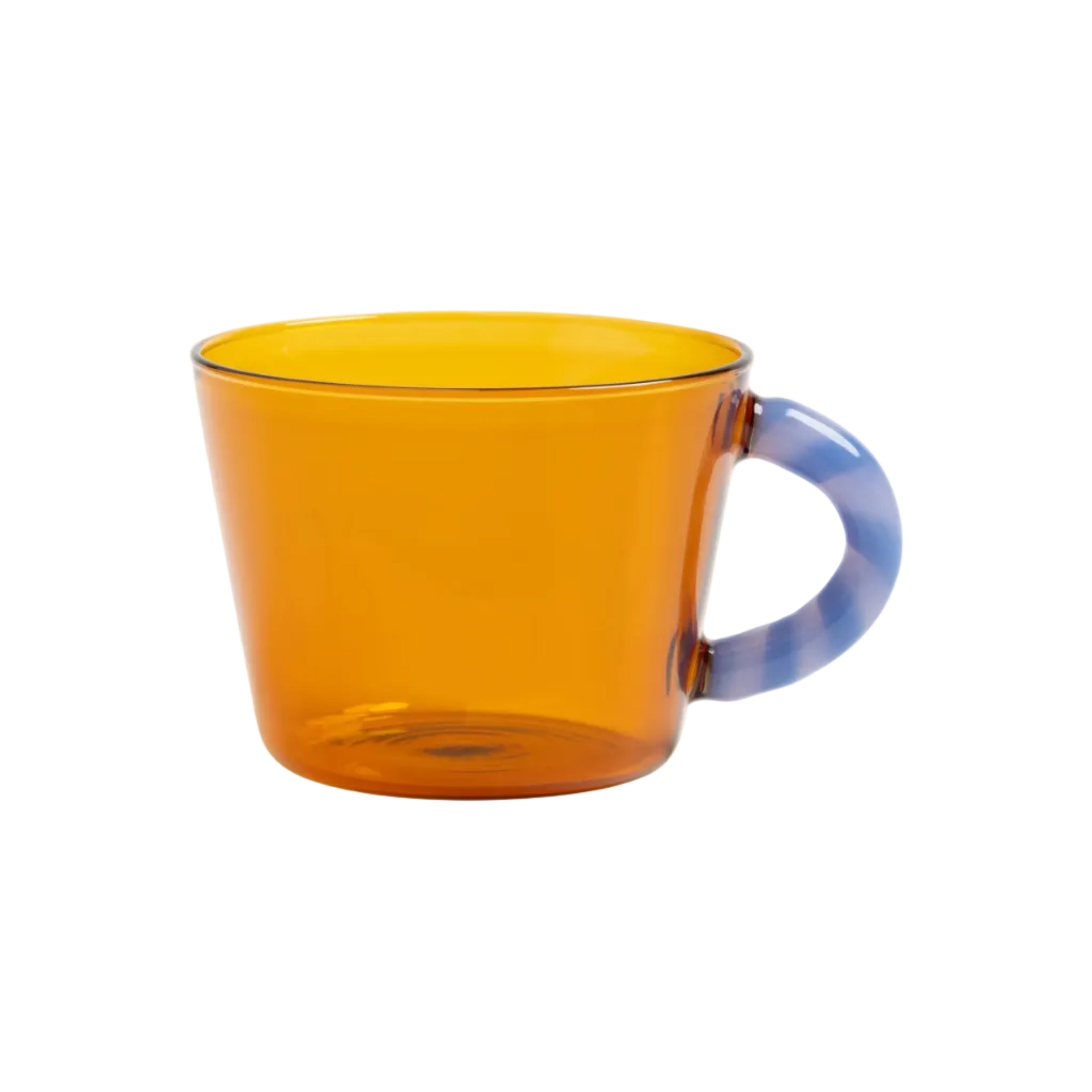 Set aus Gläsern DUET bernsteinfarben mit lila