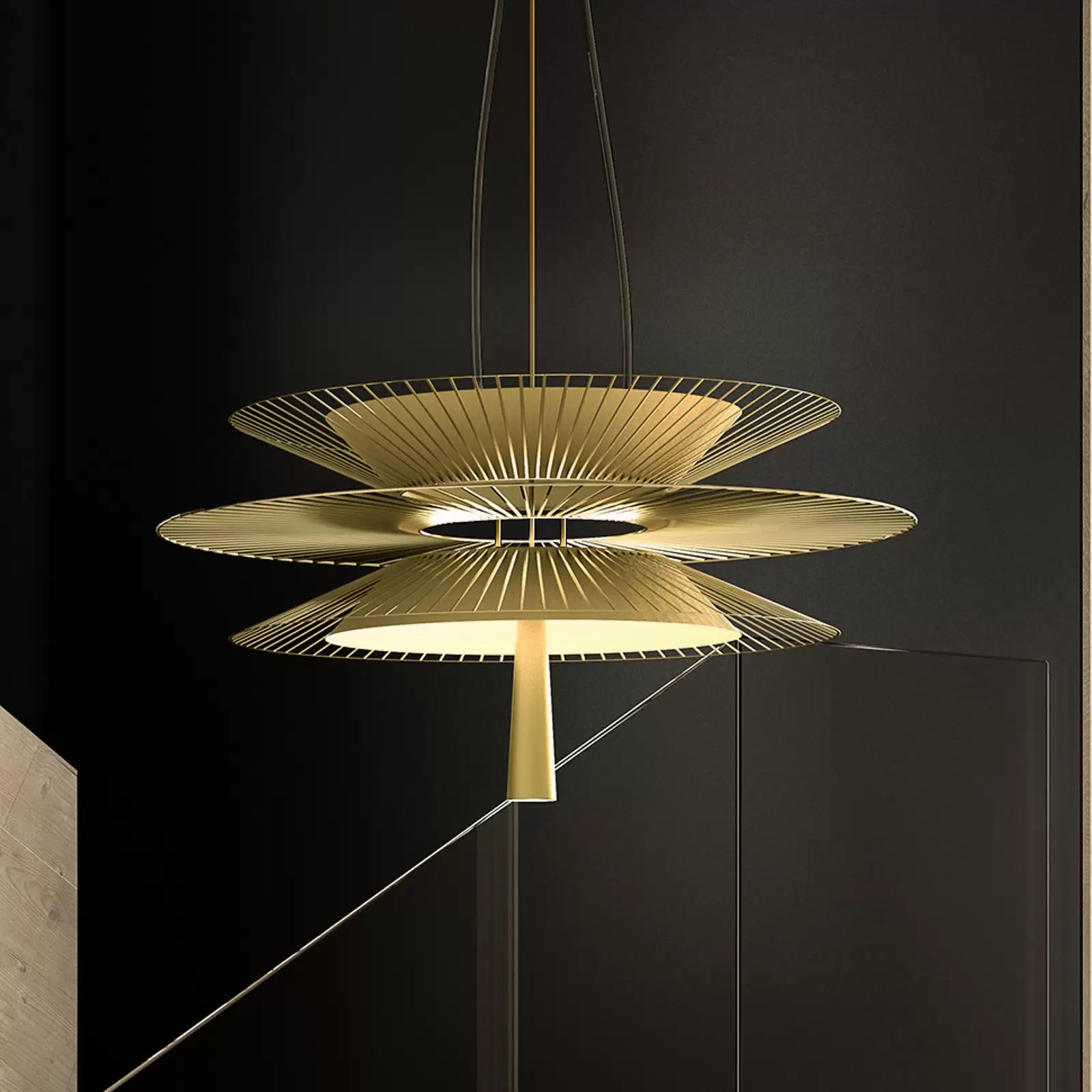Hanglamp GRAVITY II goud
