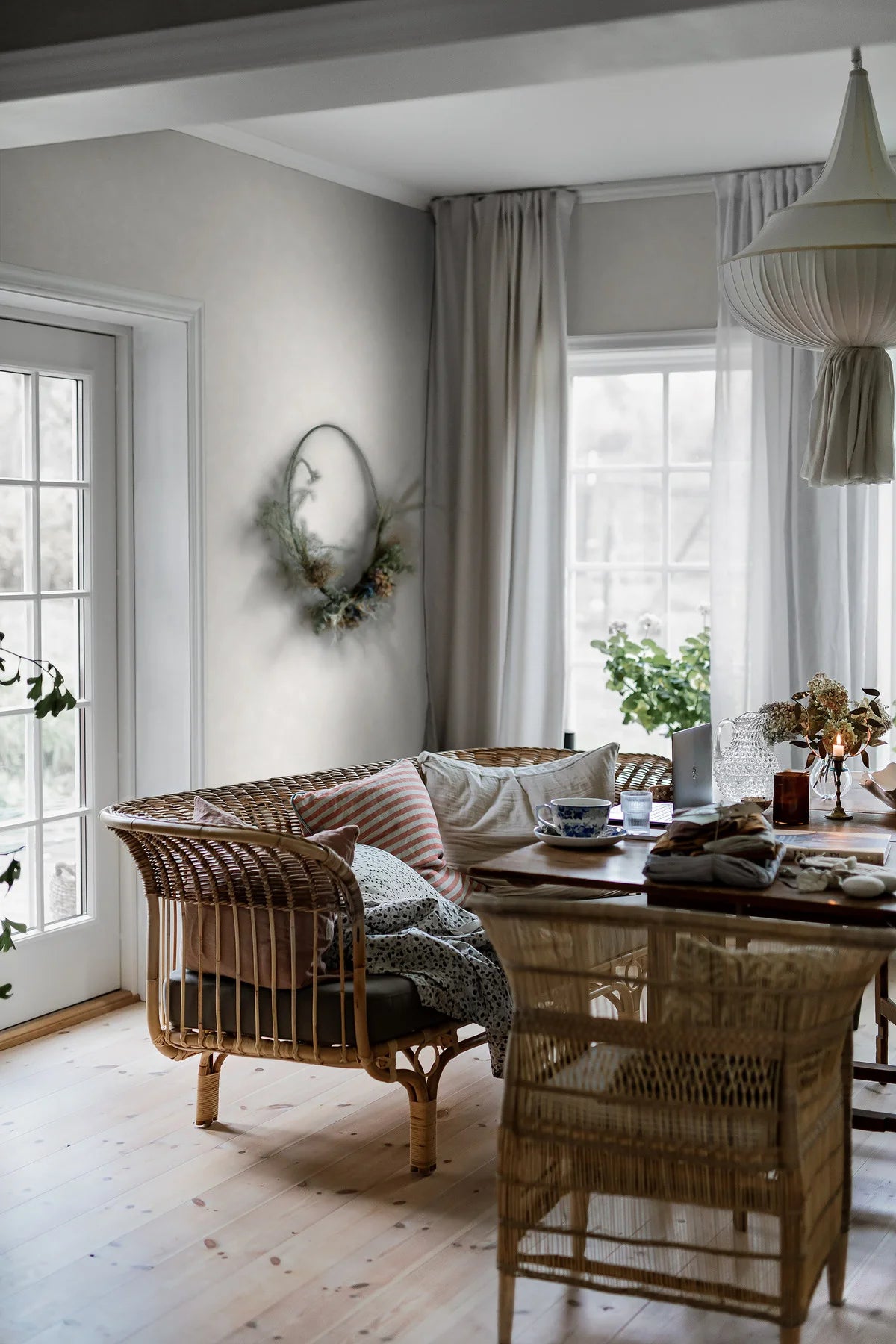 Gipsimitatiewandtapijt PAINTER’S WALL wit