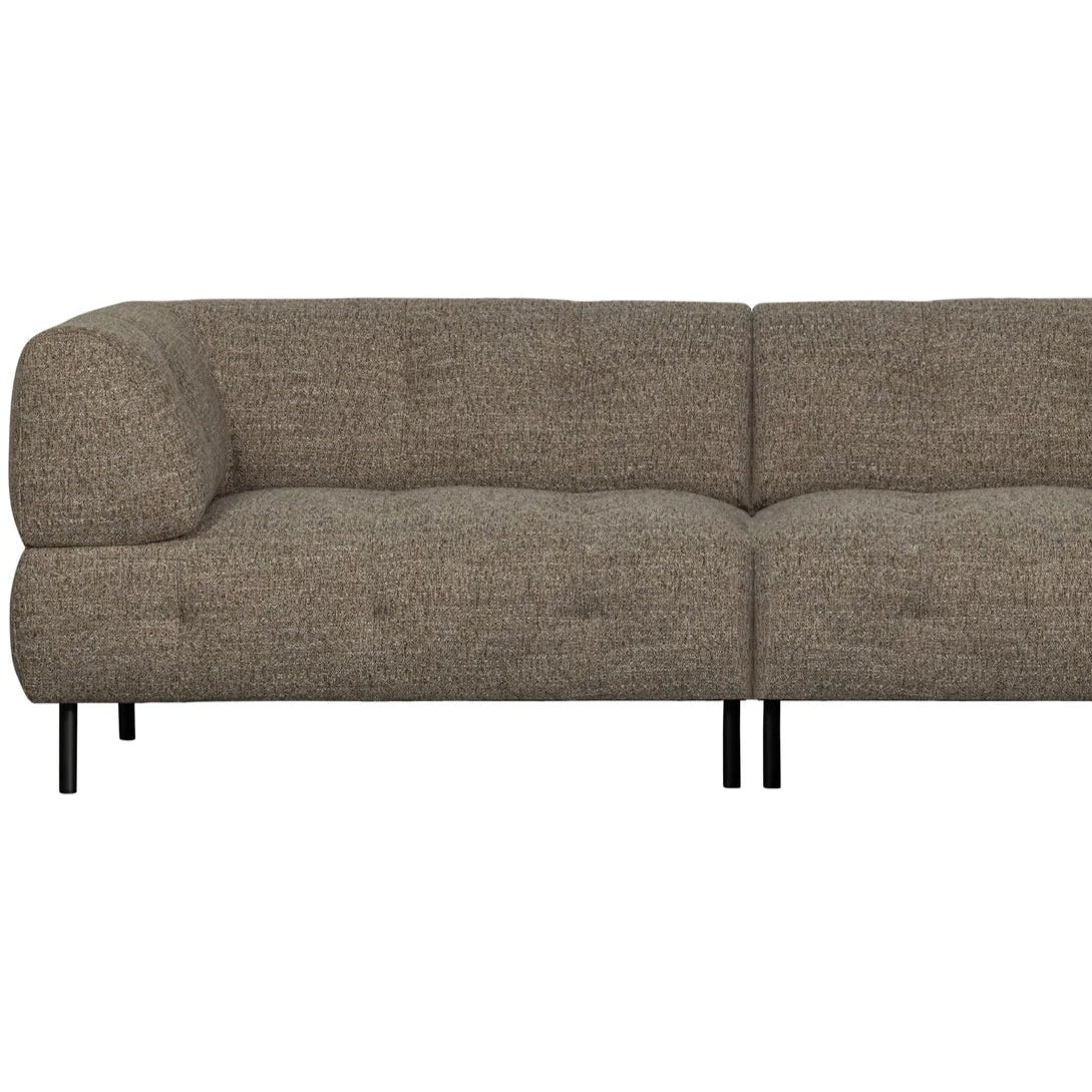 4-Personen-Sofa Lloyd dunkelbrauner Melange