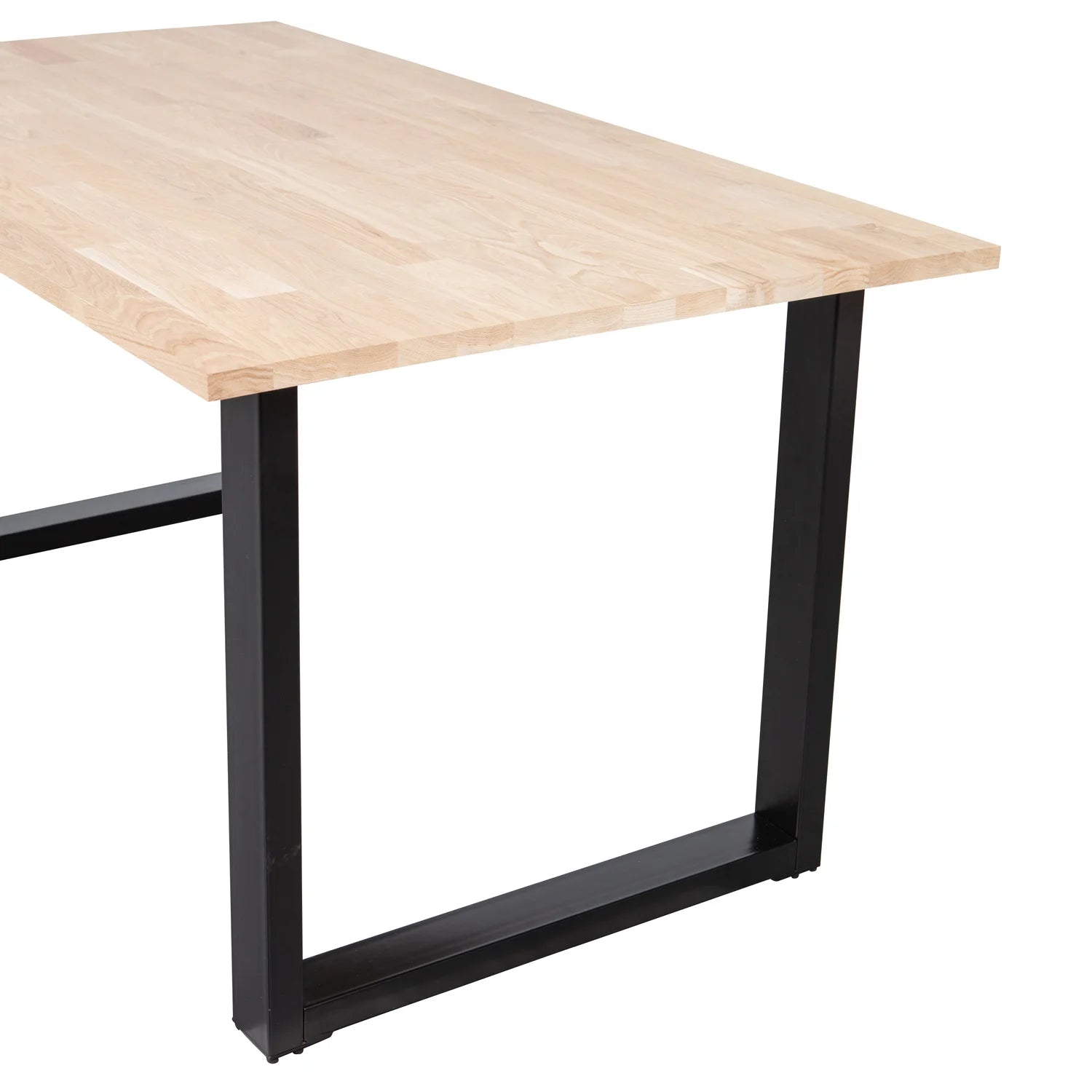 Tafel TABLO eiken met een U-vormige basis