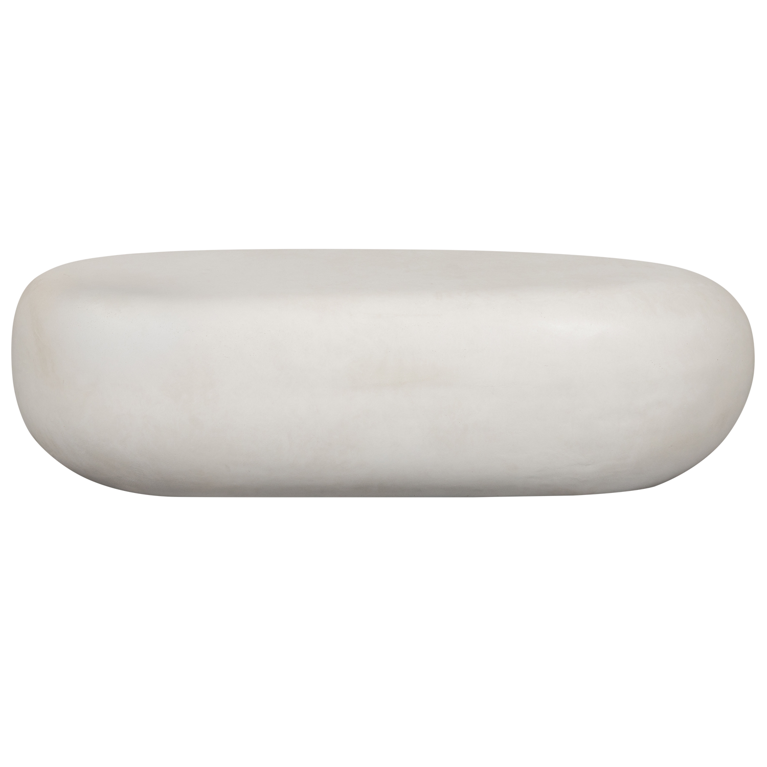 Stolik kawowy zewnętrzny PEBBLE biały – Woood