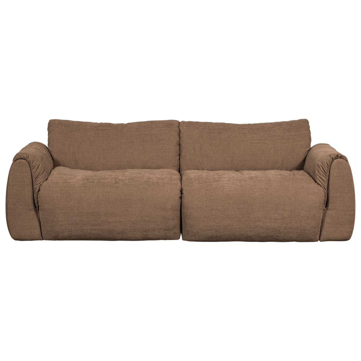 Sofa 2-osobowa BAGGY szenil tkany brązowy – ujęcie 2
