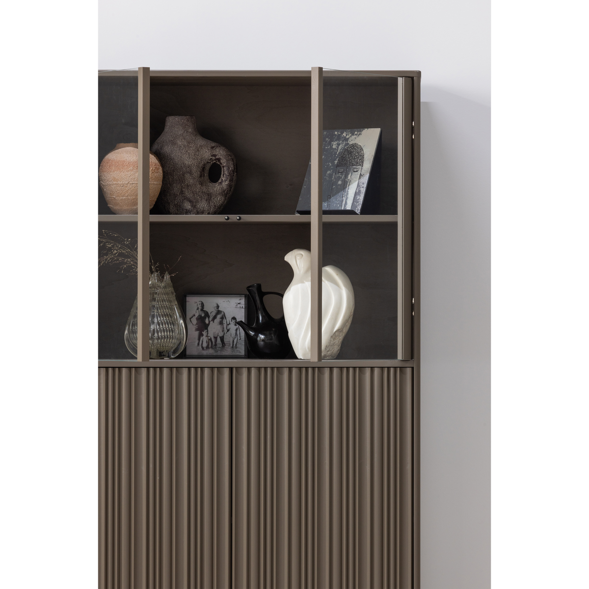 Komoda NOVA niska truflowy brąz – ujęcie 3