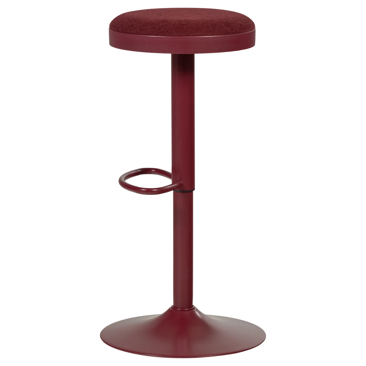 Verstelbare hocker MEVO bordeaux