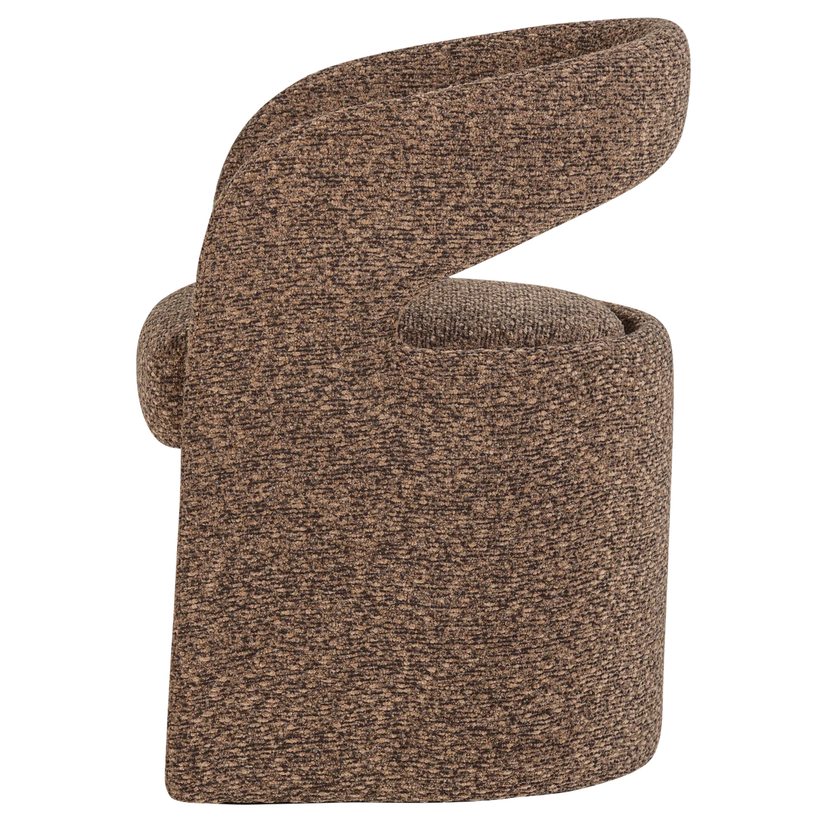 Stoel LANOR bruin boucle