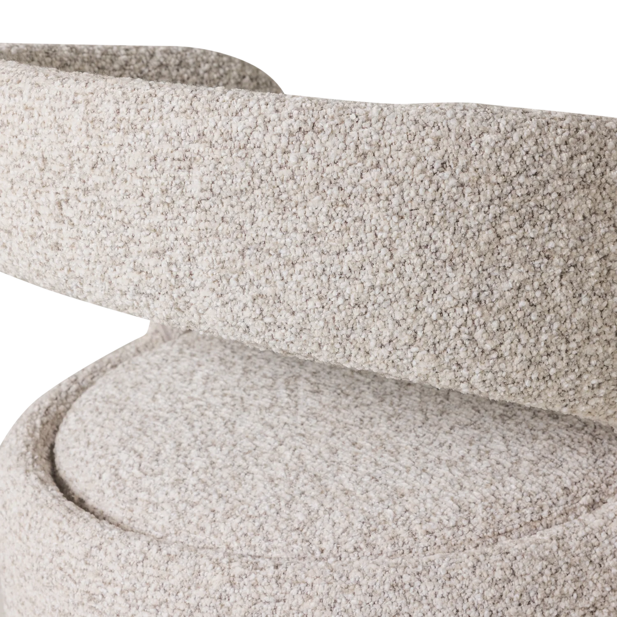 Stoel LANOR beige boucle