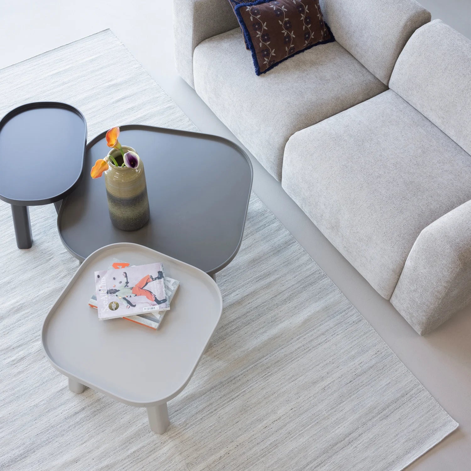 Salontafel MOSA zandkleurig