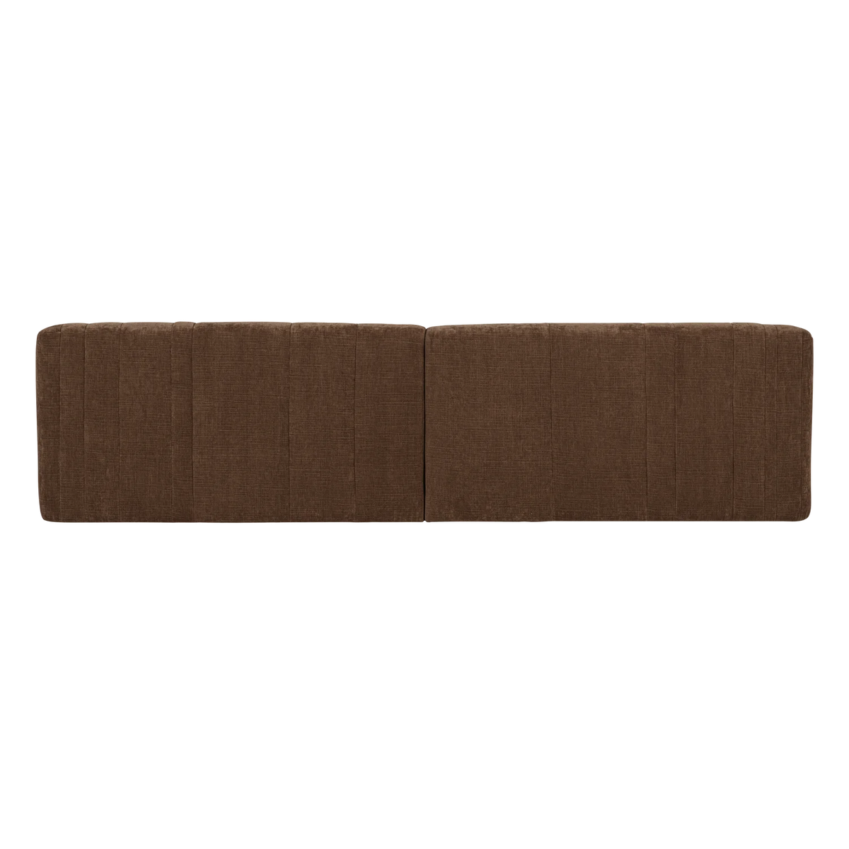 Sofa 4-persoons OMAIRE bruin chenille