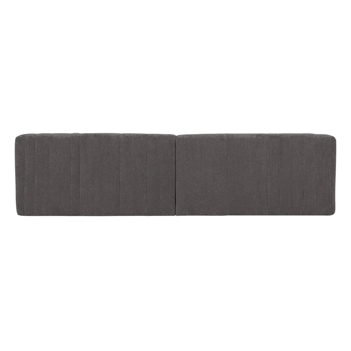 Sofa voor 4 personen OMAIRE grijs chenille
