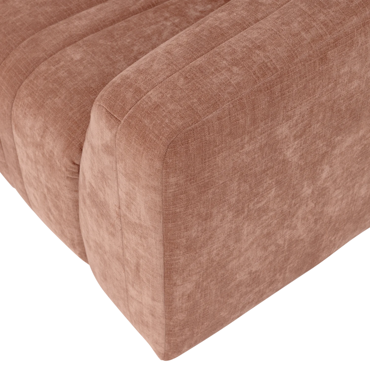 Sofa voor 4 personen OMAIRE roze chenille