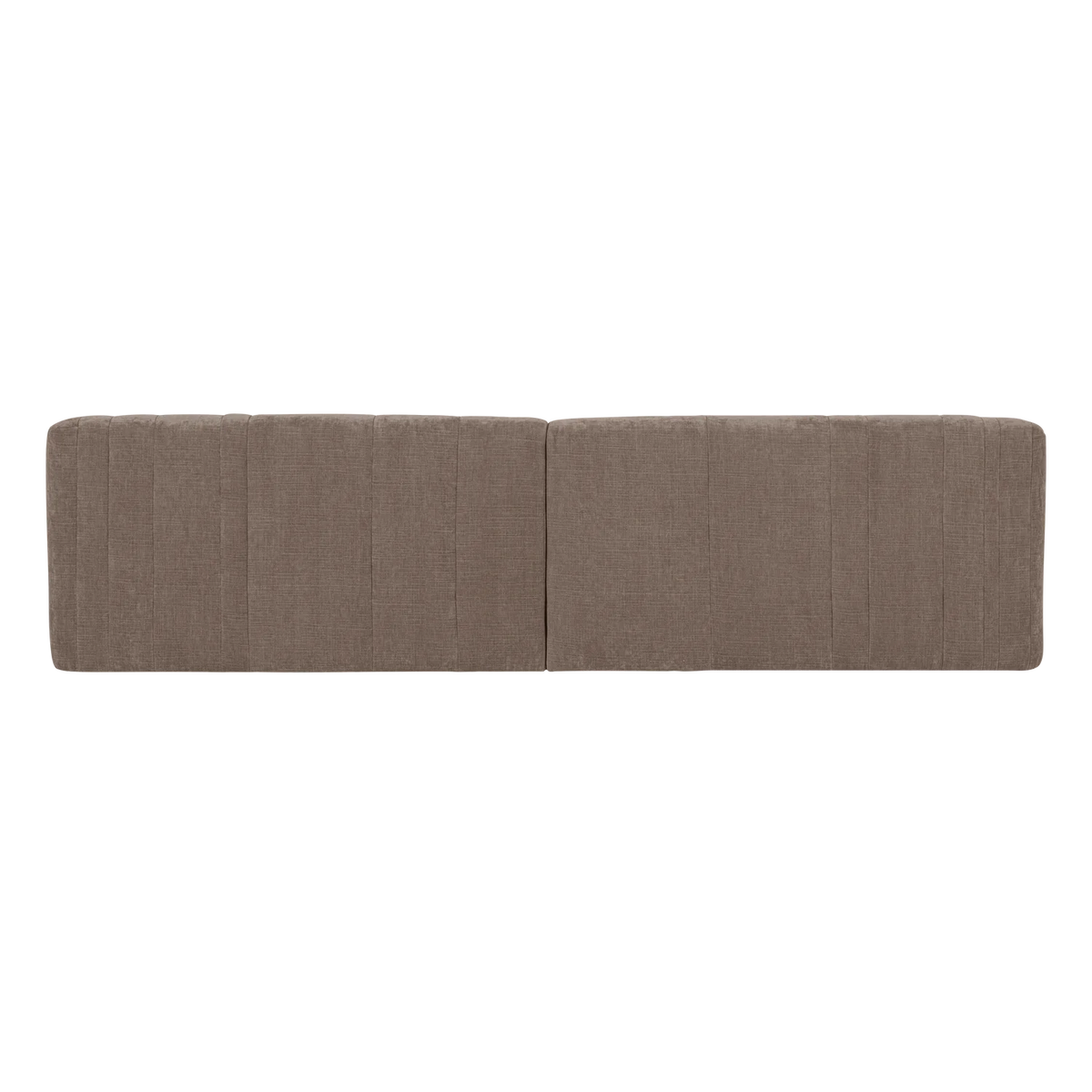 Sofa voor 4 personen OMAIRE taupe chenille