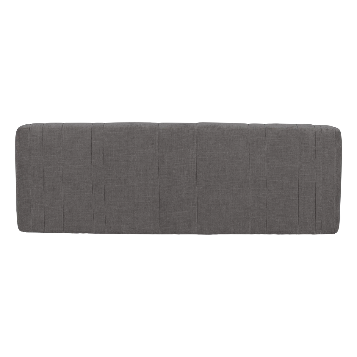 Sofa 2-zits OMAIRE grijs chenille