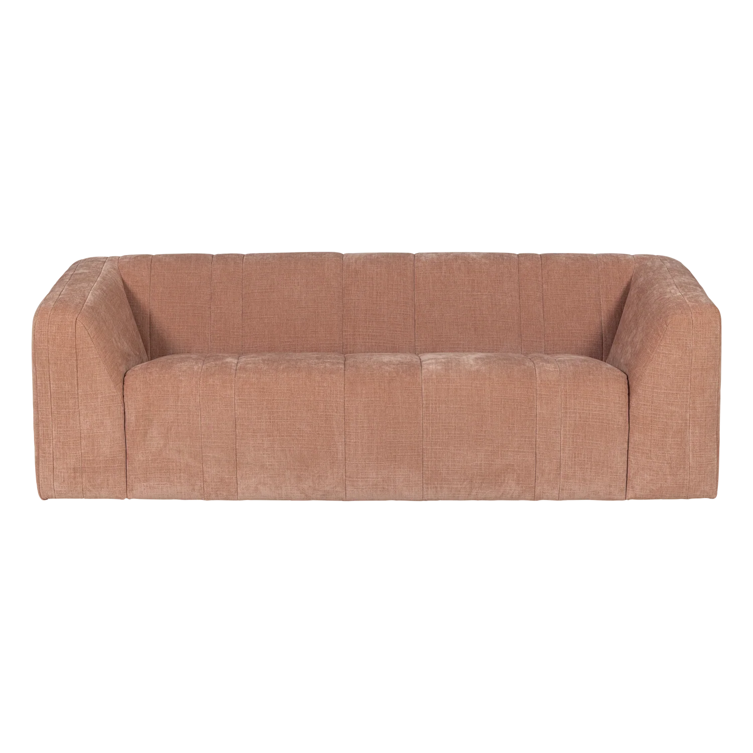 OMAIRE 2-zits bank roze chenille