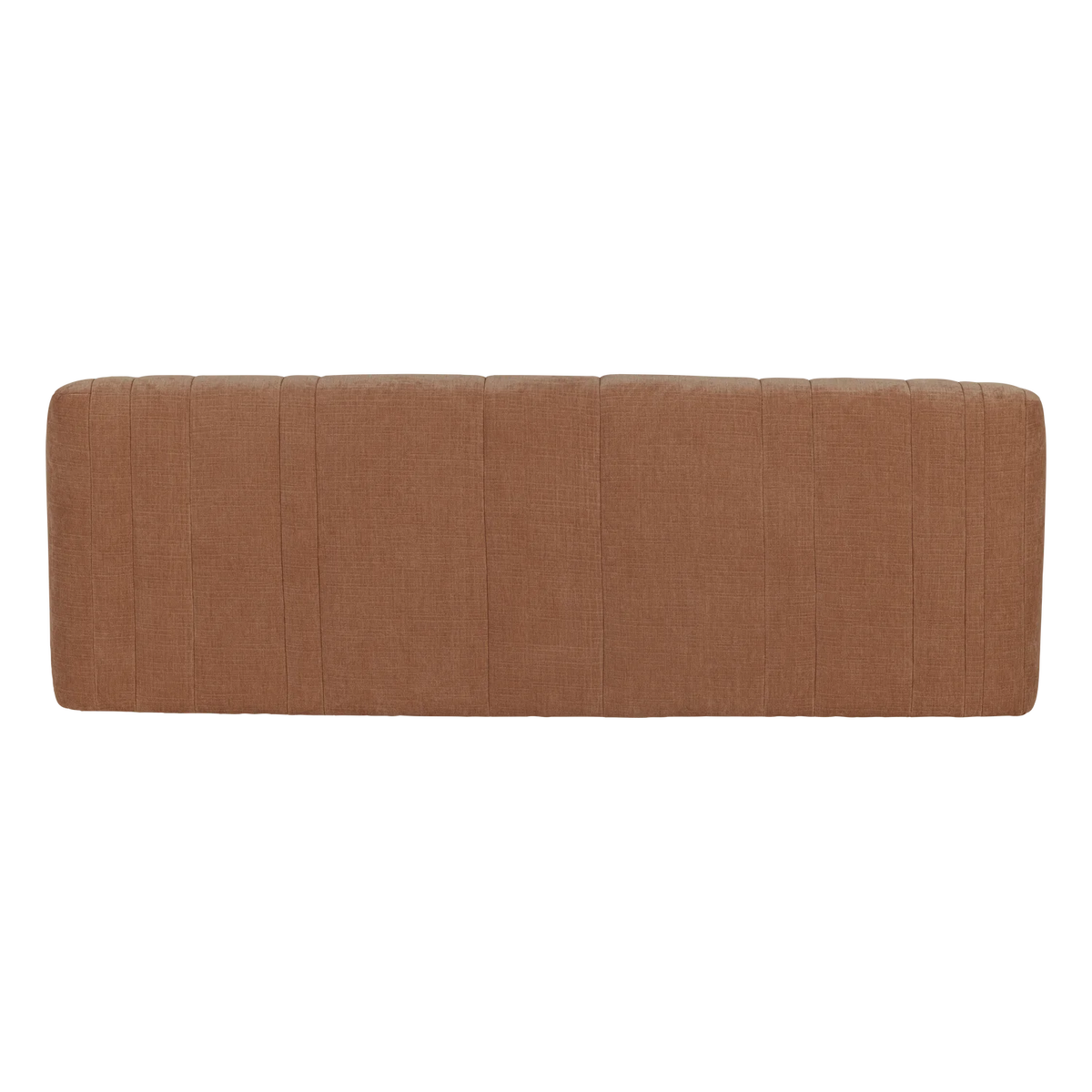 Sofa 2-zits OMAIRE roestbruin chenille