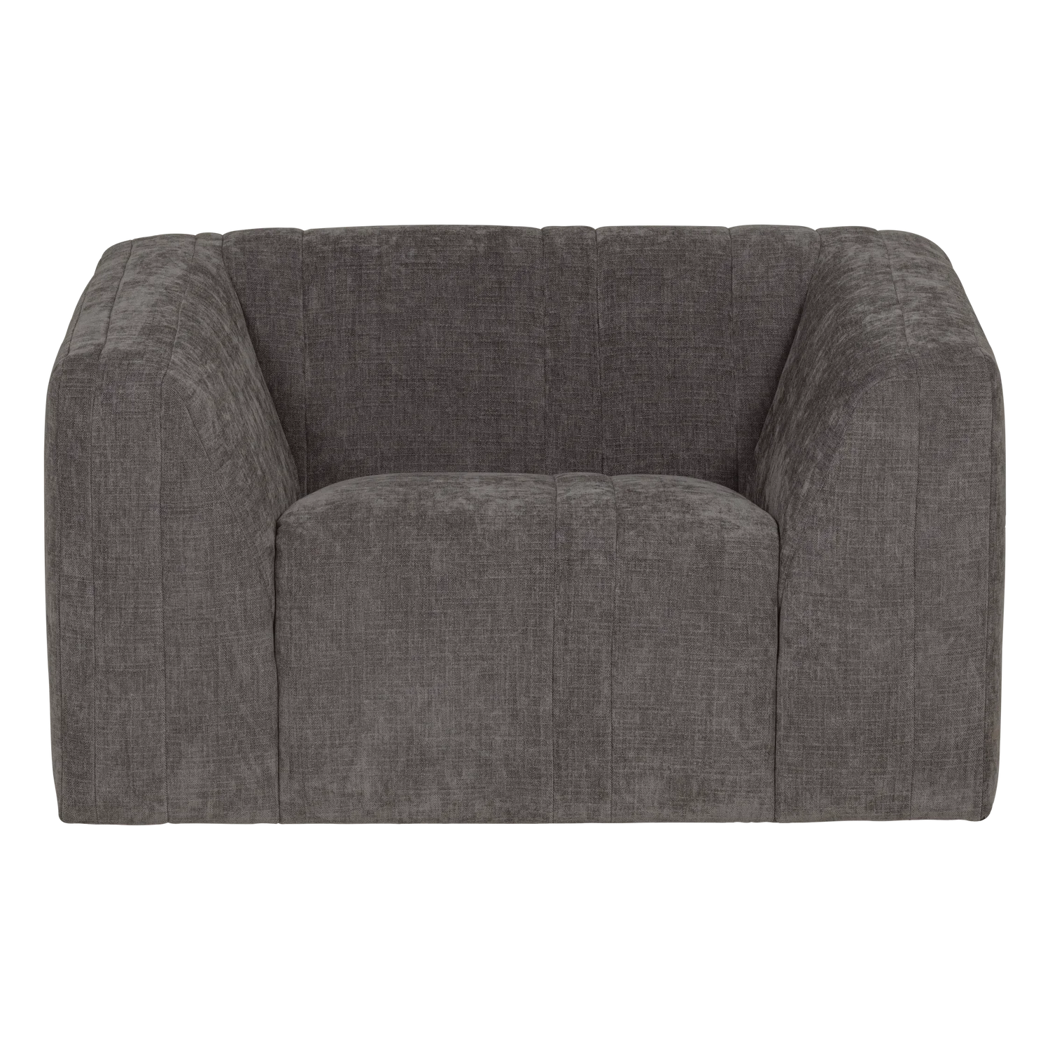 Fauteuil OMAIRE grijs chenille