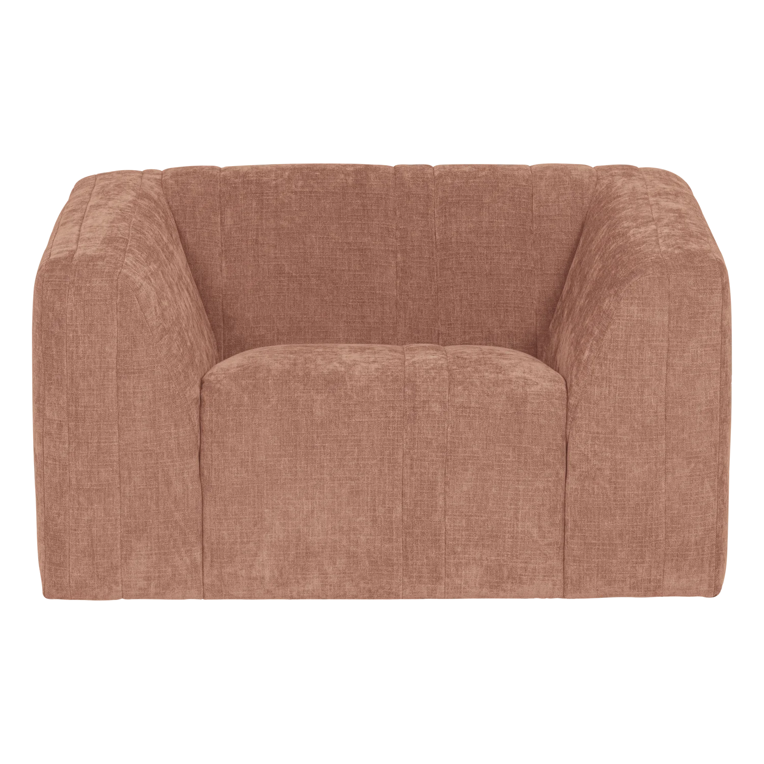 Omaire fauteuil roze chenille