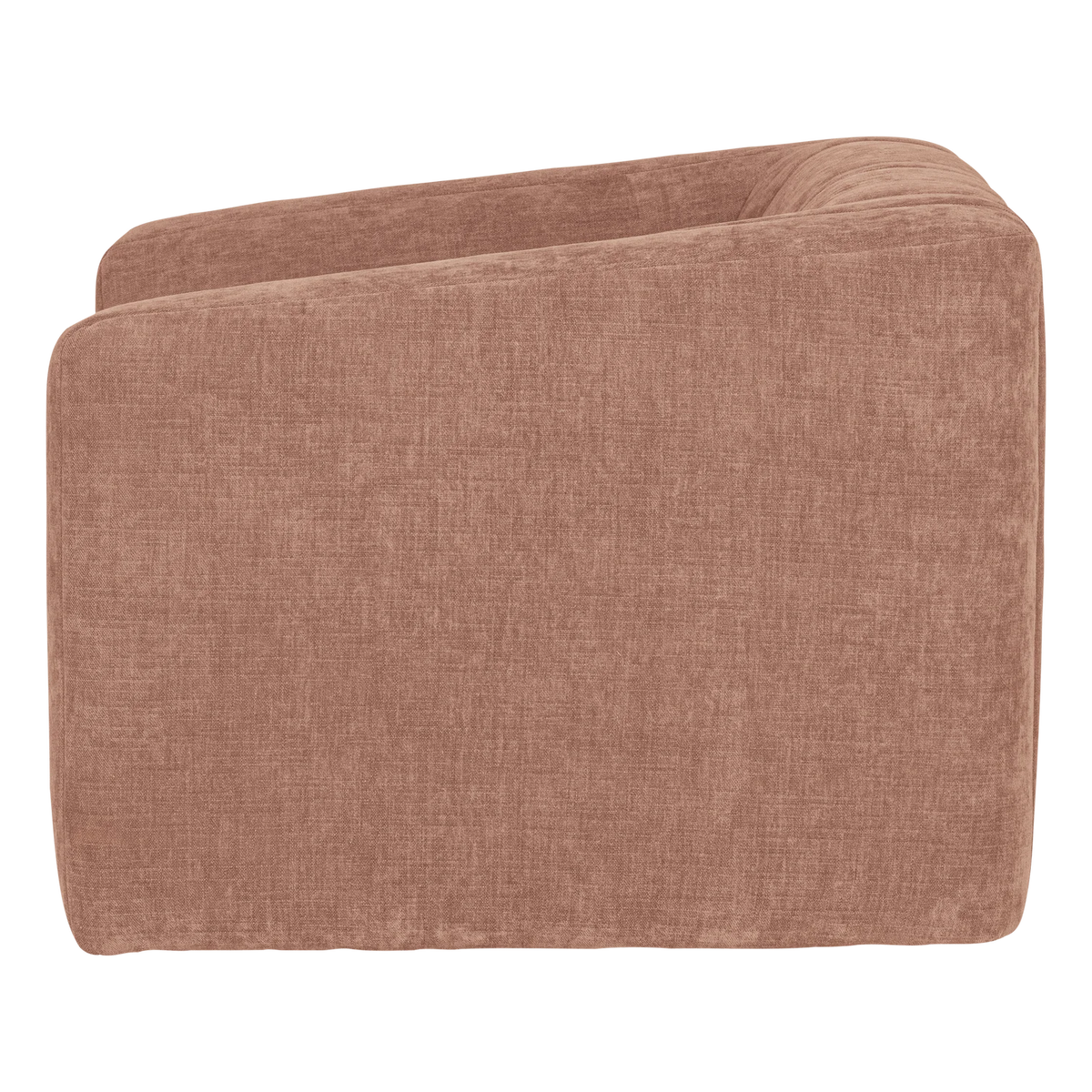 Omaire fauteuil roze chenille