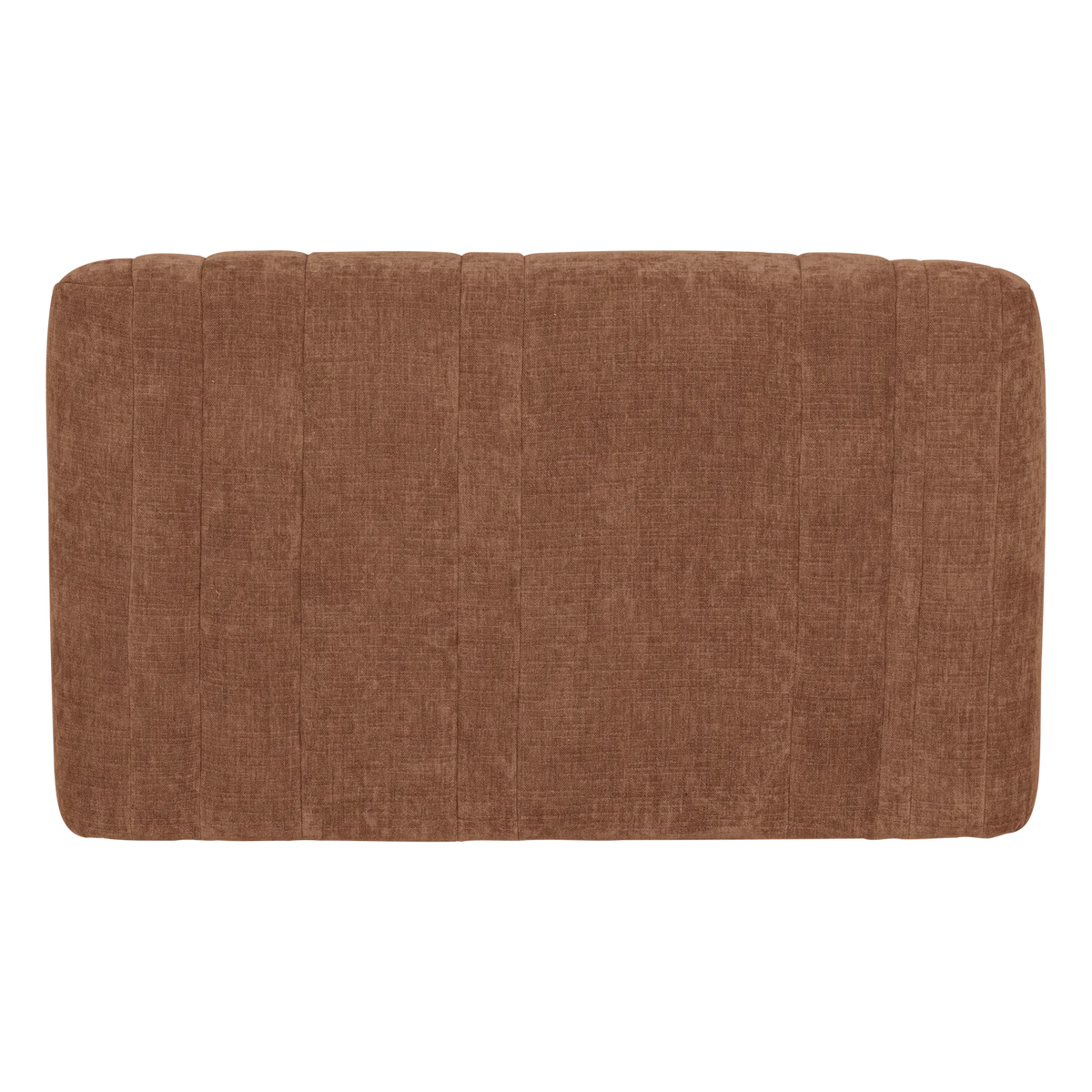 Fauteuil OMAIRE roestbruin chenille