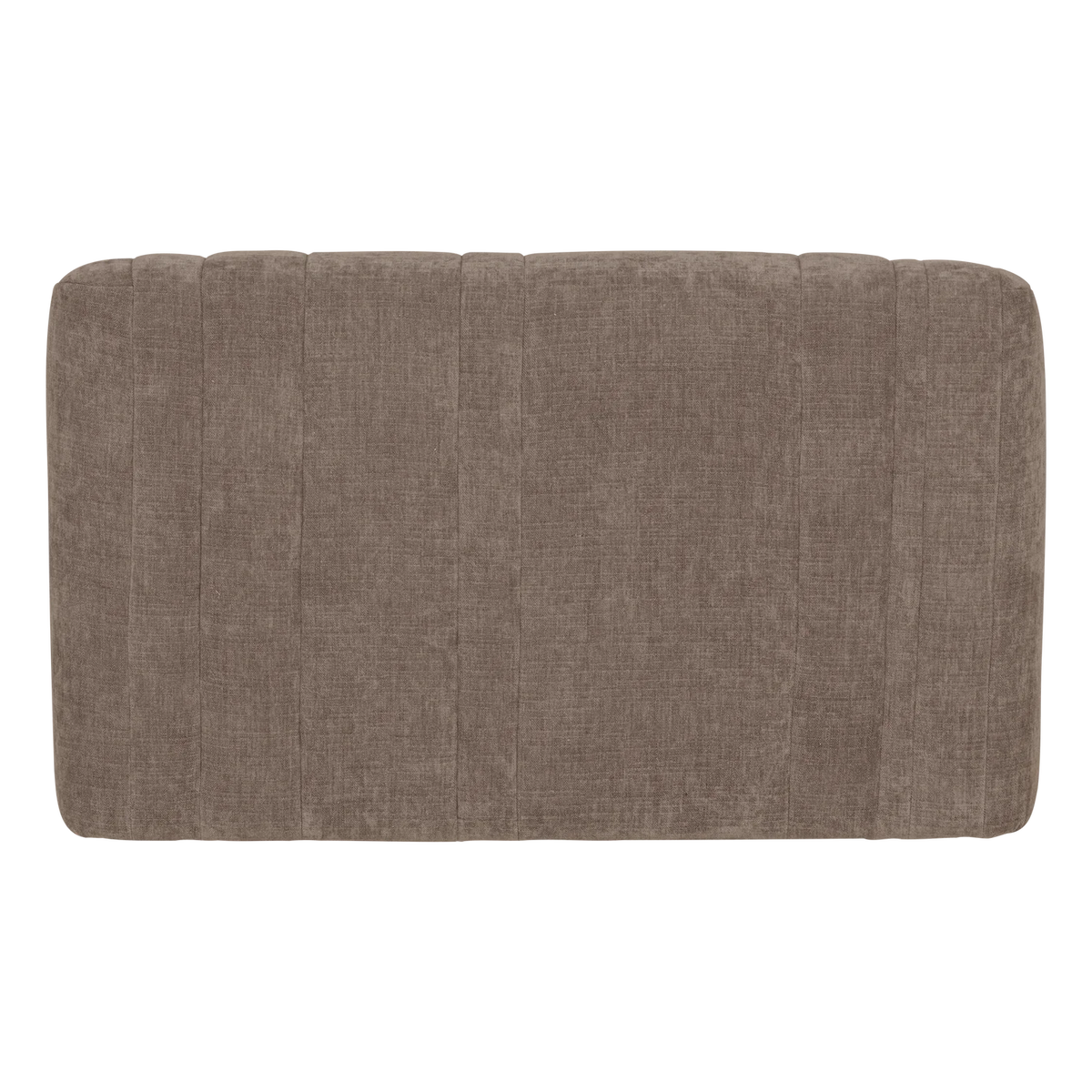 Omaire fauteuil taupe chenille