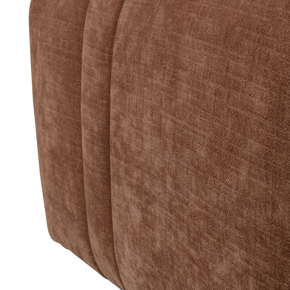 Puf OMAIRE roestbruin chenille