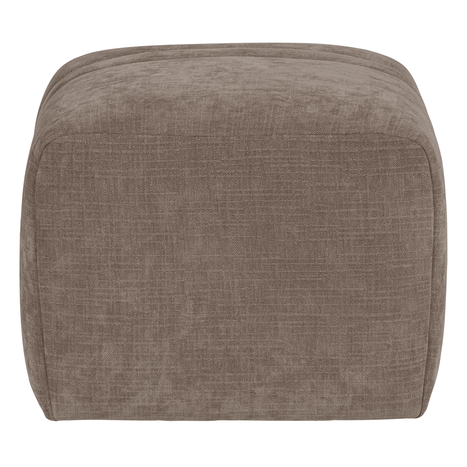 Puf OMAIRE taupe chenille