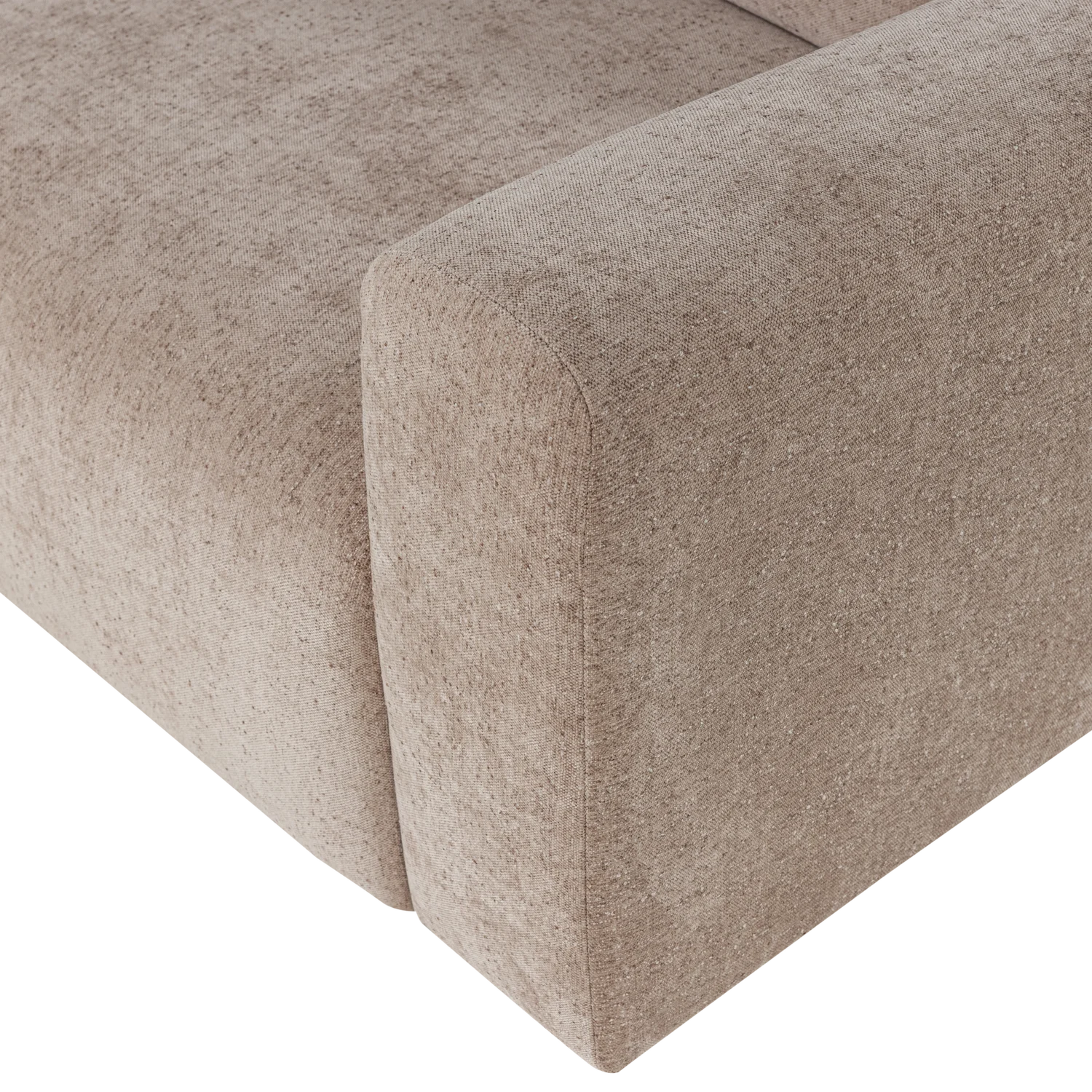 Sofa 3-zits UMINA beige chenille