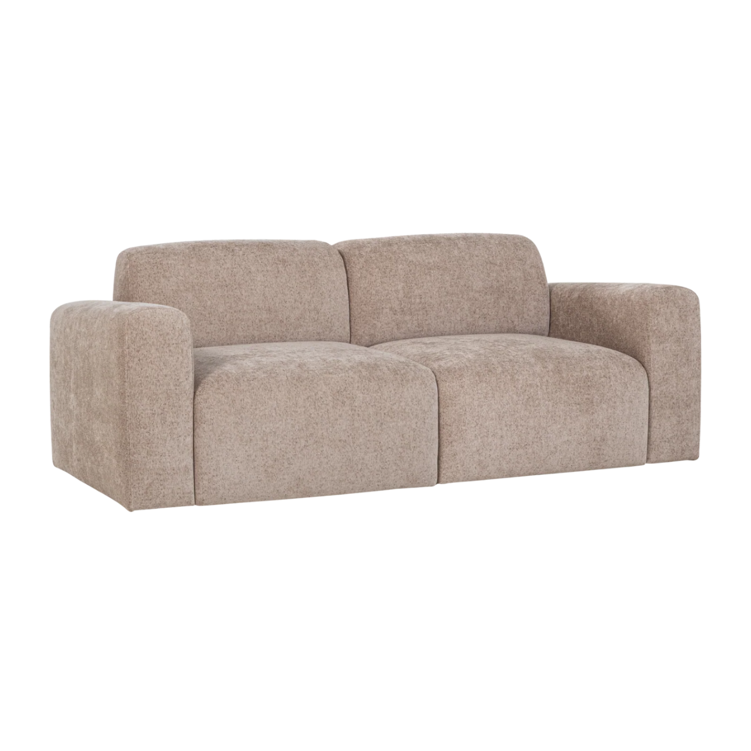 Sofa 2-zits UMINA beige chenille