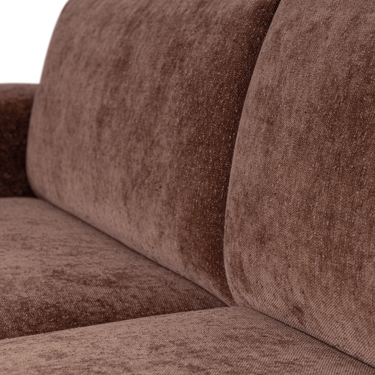 Sofa 2-zits UMINA roze-bruin chenille