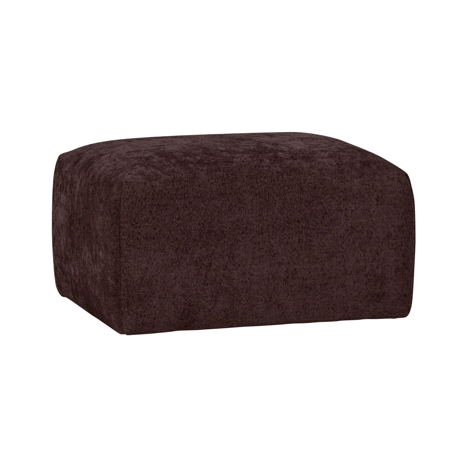 Puf UMINA donker bordeaux chenille