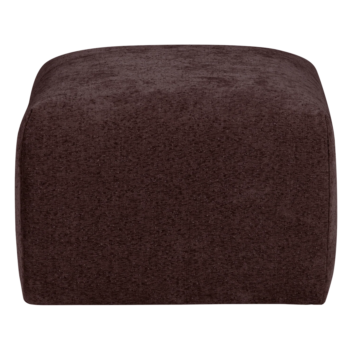 Puf UMINA donker bordeaux chenille