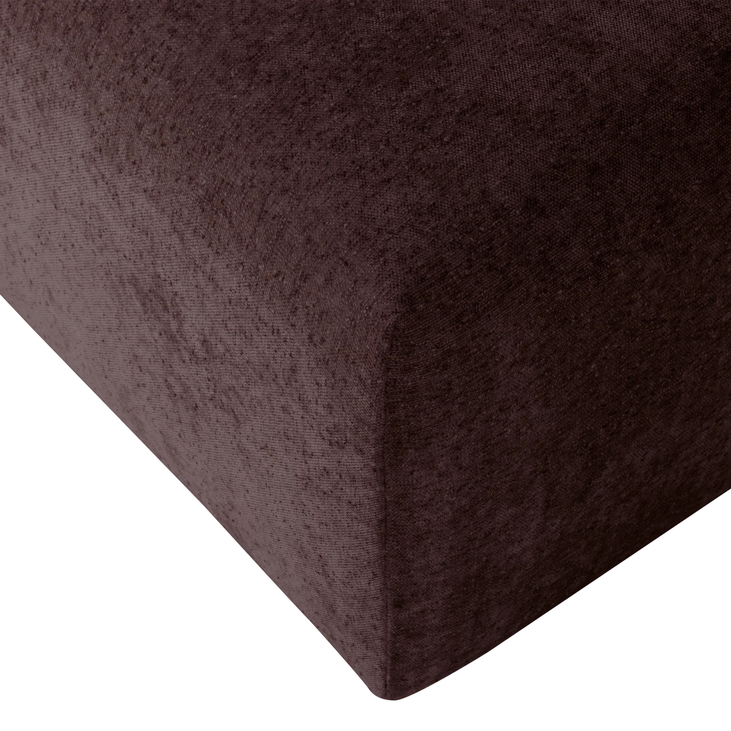 Puf UMINA donker bordeaux chenille