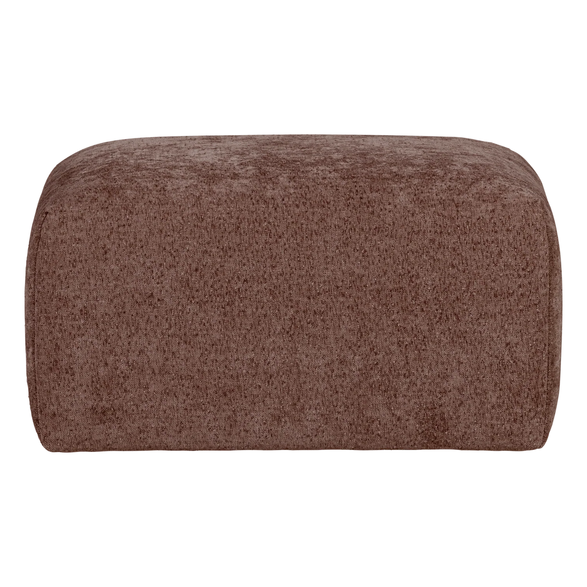 Puf UMINA roze-bruin chenille